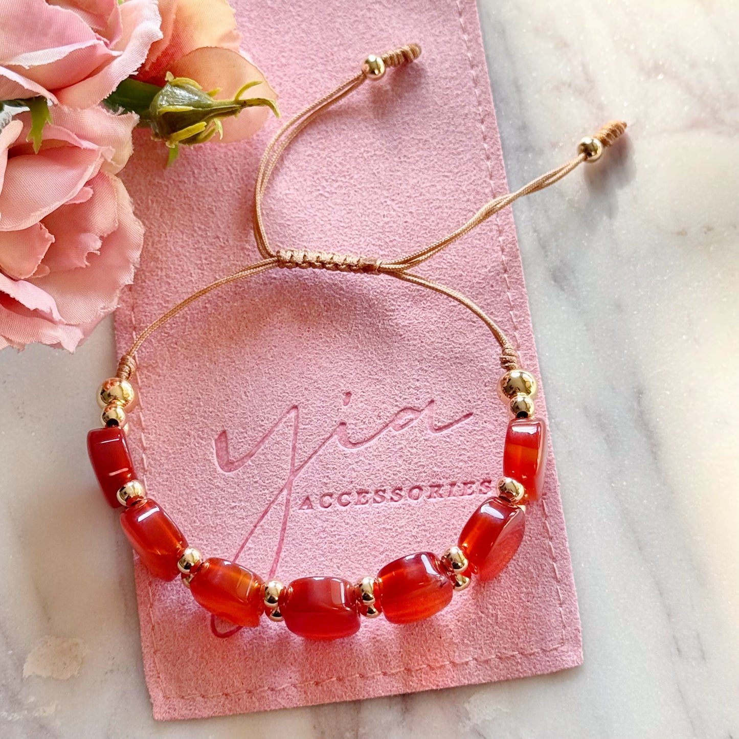 Natural Stone Bracelet (CLICK FOR MORE STONE COLORS)