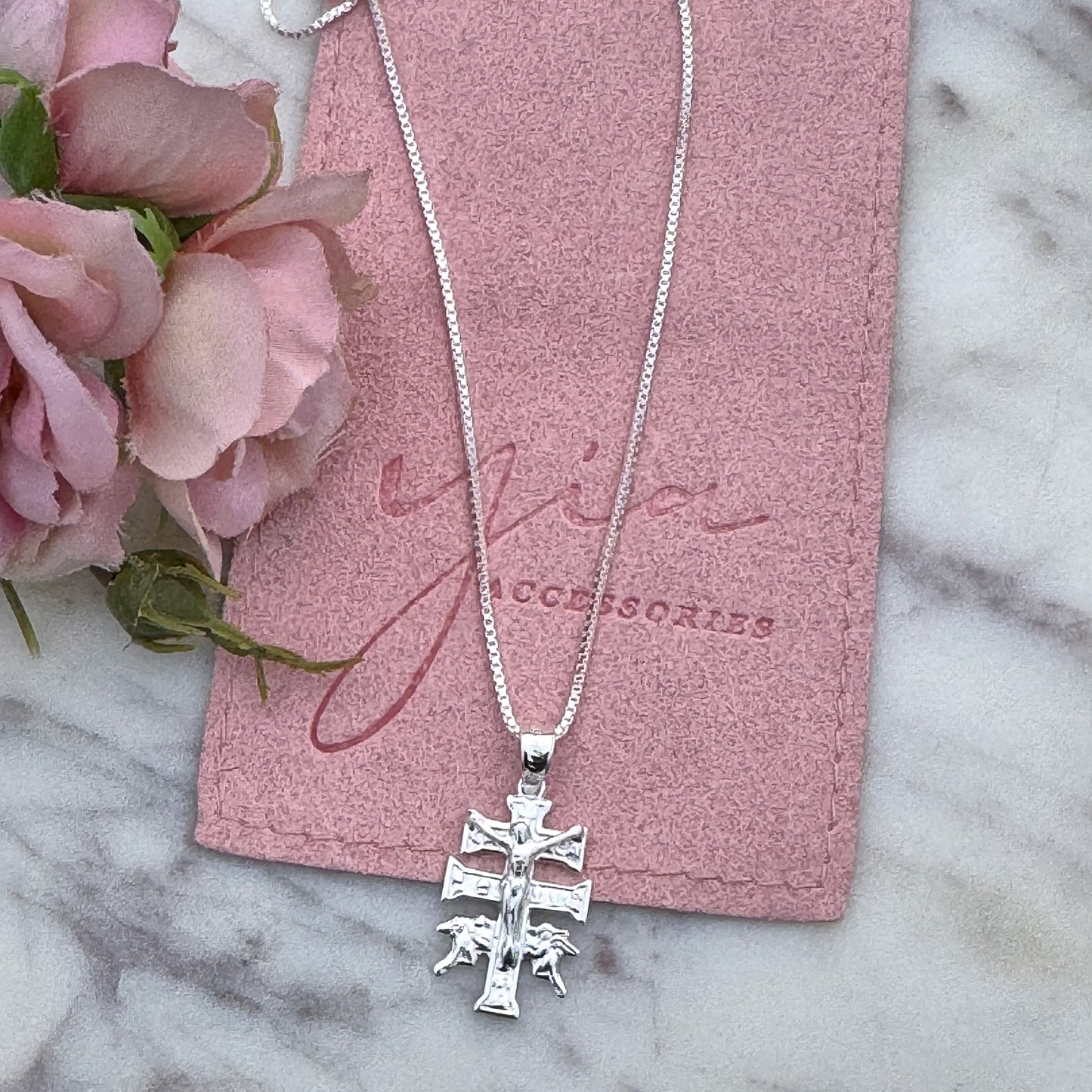 Plata 925 - Cruz de Caravaca Necklace