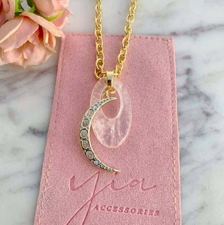 Luna Presente Natural Stone Necklace