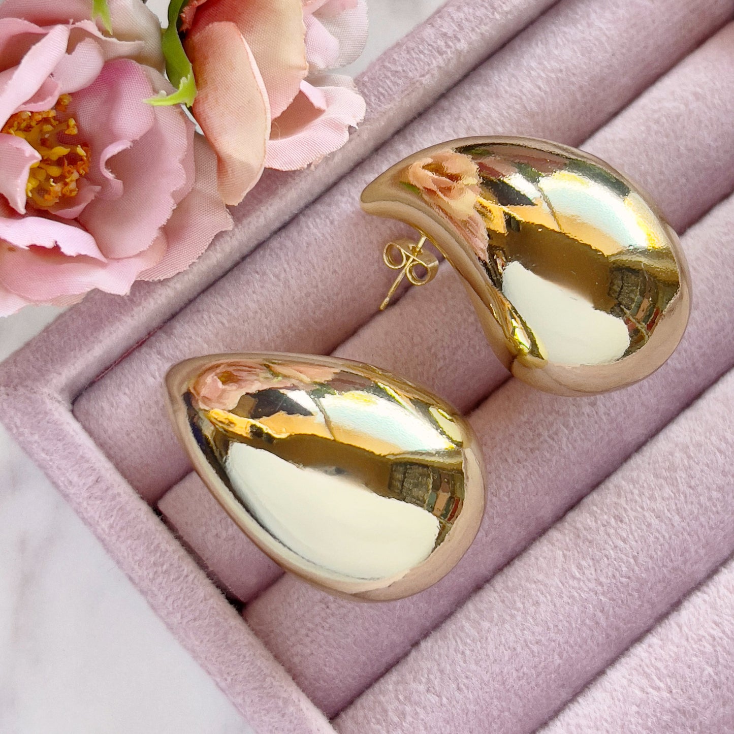 Eli Jumbo Teardrop earrings