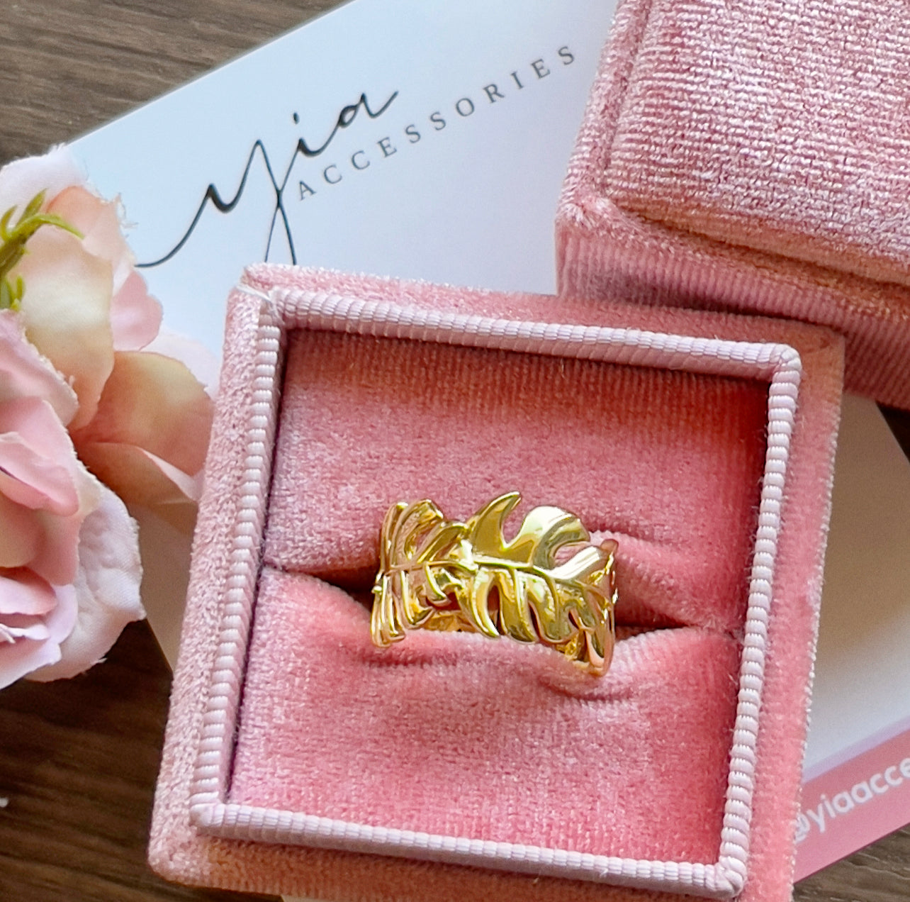 Chunky Leaf Ring