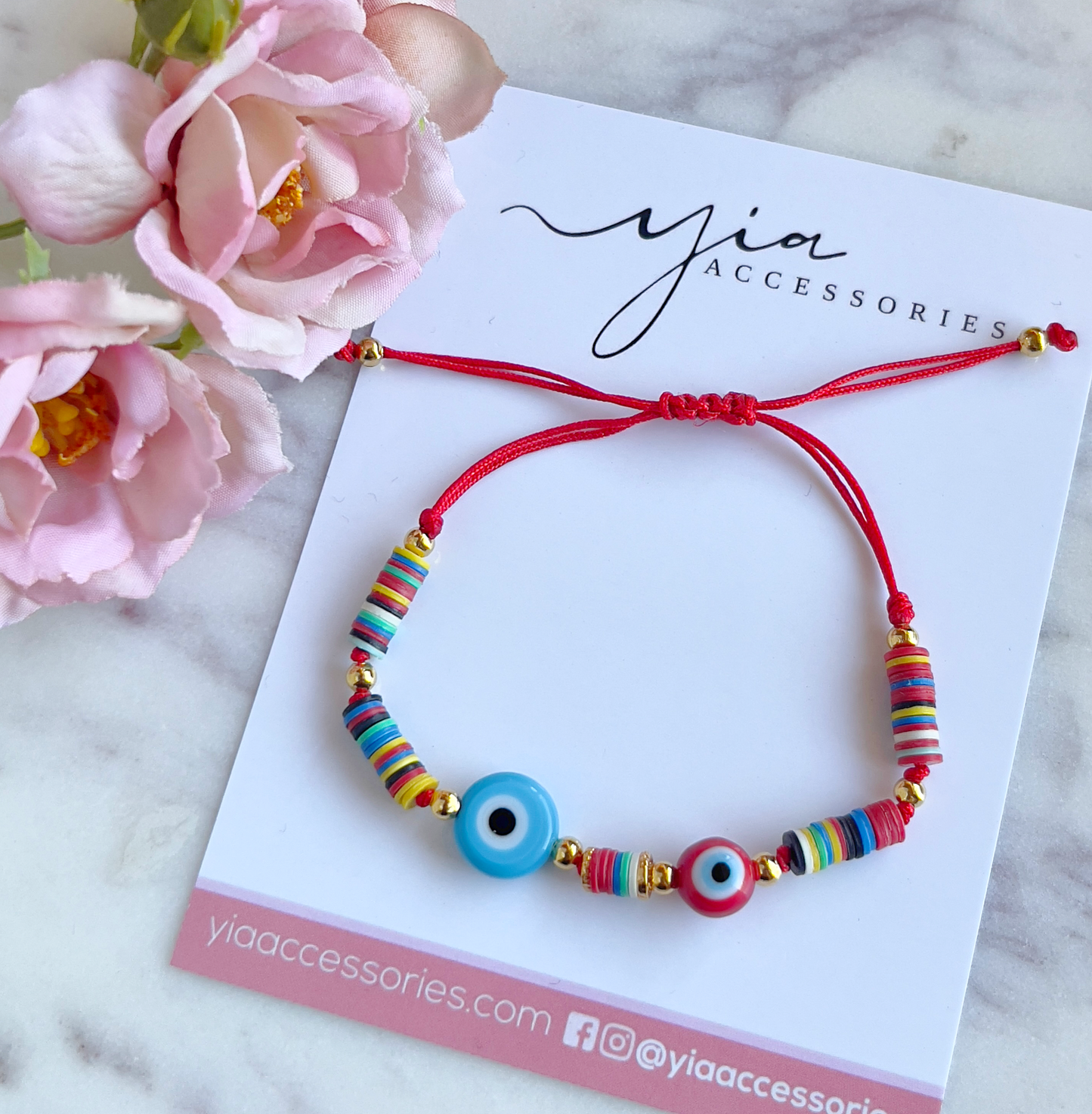 Multicolors Evil Eye Bracelet