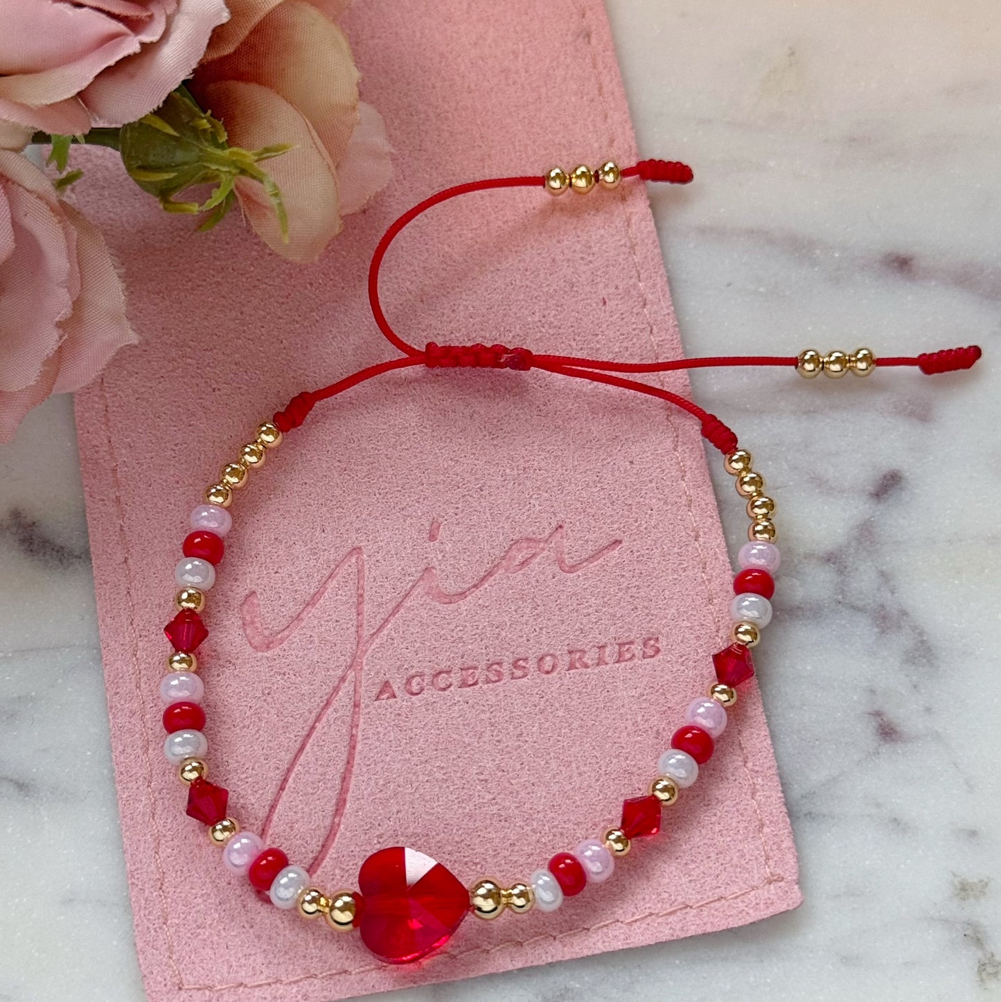VDAY Friendship Heart bracelet