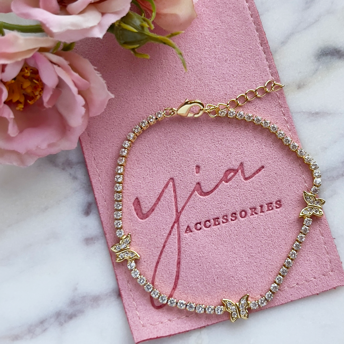 Dainty Monarca Butterfly Bracelet
