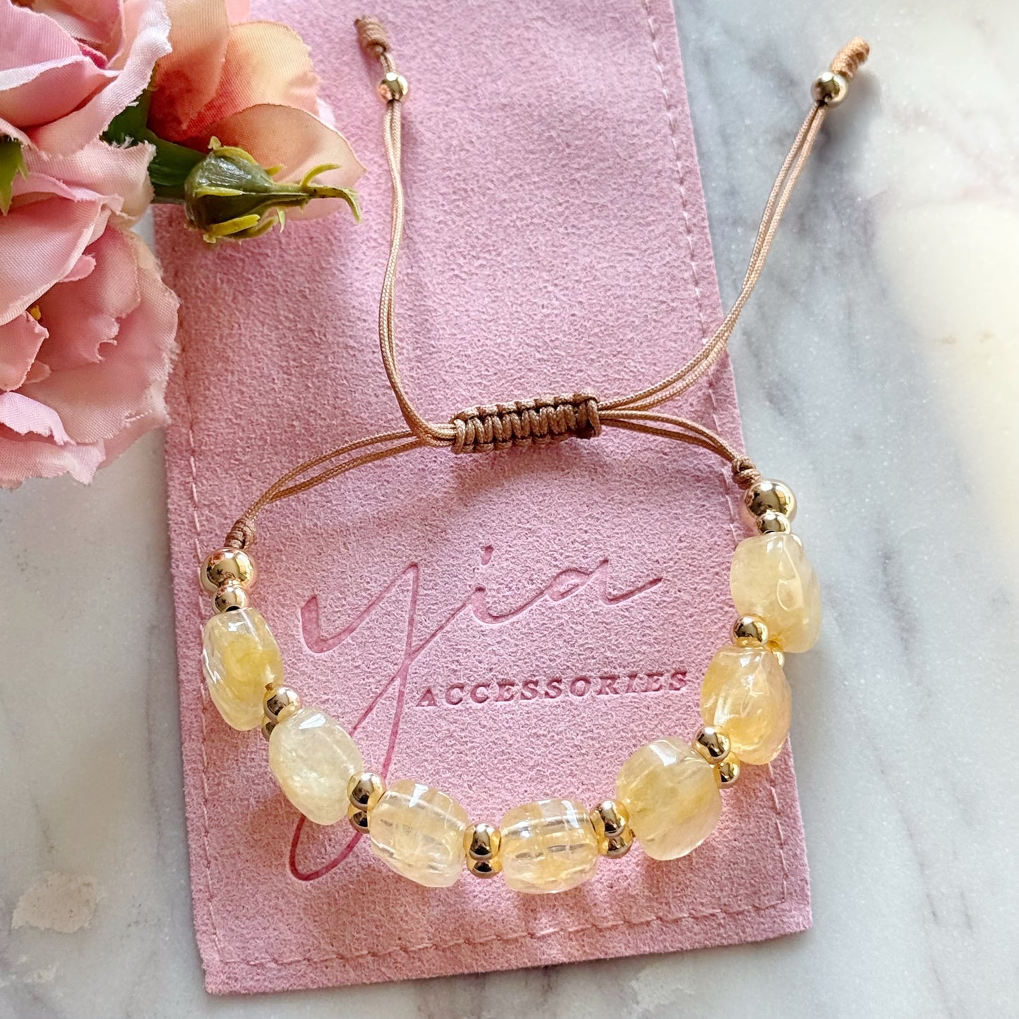 Natural Stone Bracelet (CLICK FOR MORE STONE COLORS)