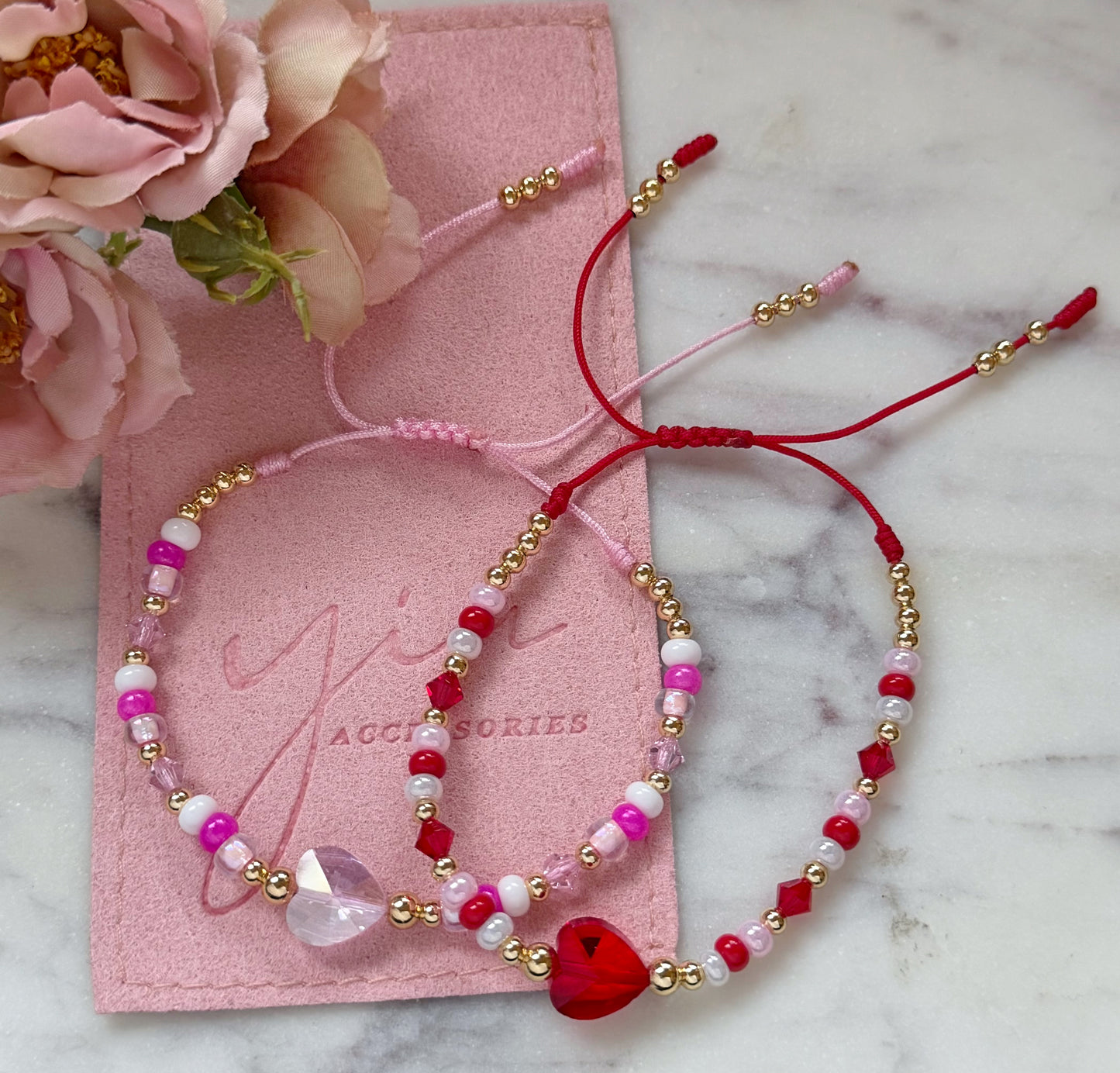 VDAY Friendship Heart bracelet