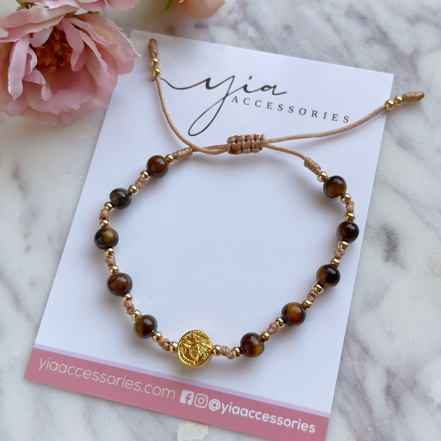 San Judas Tigers Eye bracelet