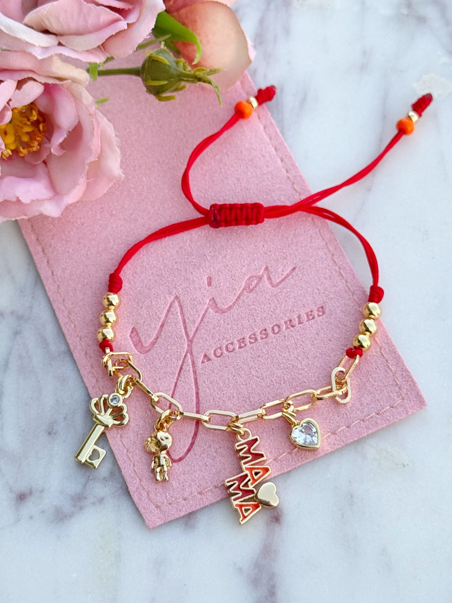 Mama and Kids Charm Bracelet