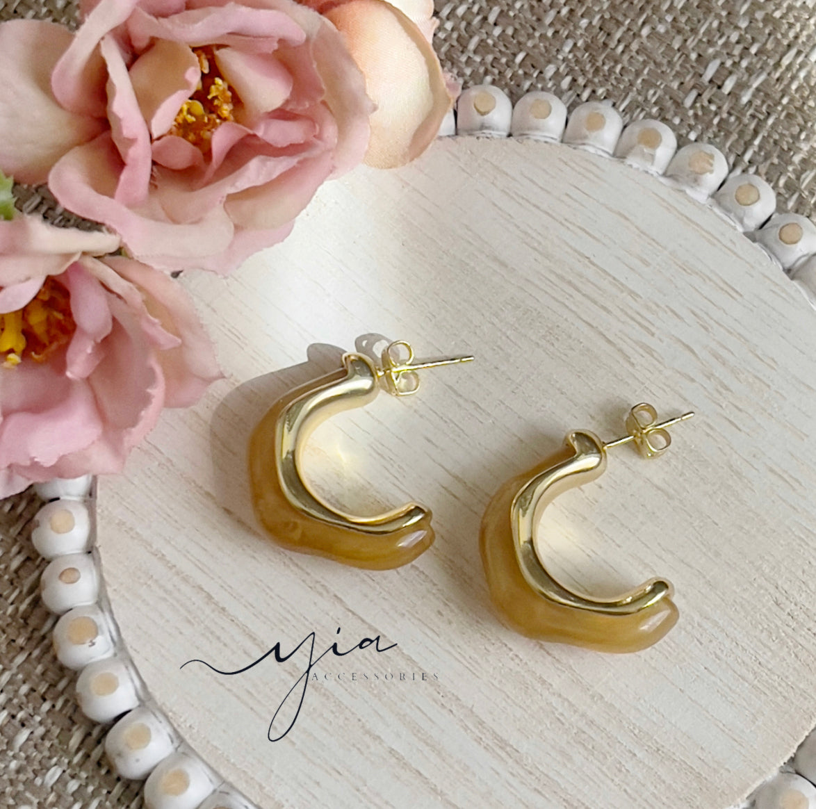 Fall Vibe Hoop Earrings