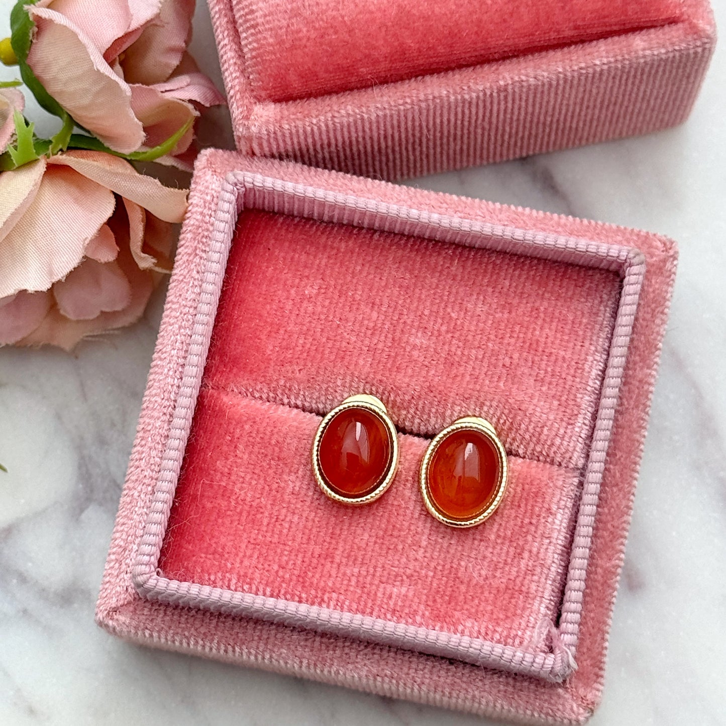 Energía Viva - Carnelian Earrings