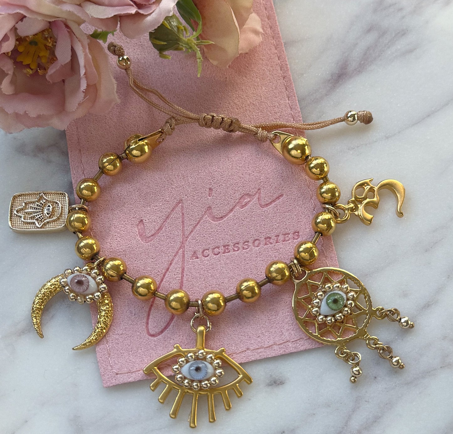 Artesanal Multicharm Bracelet