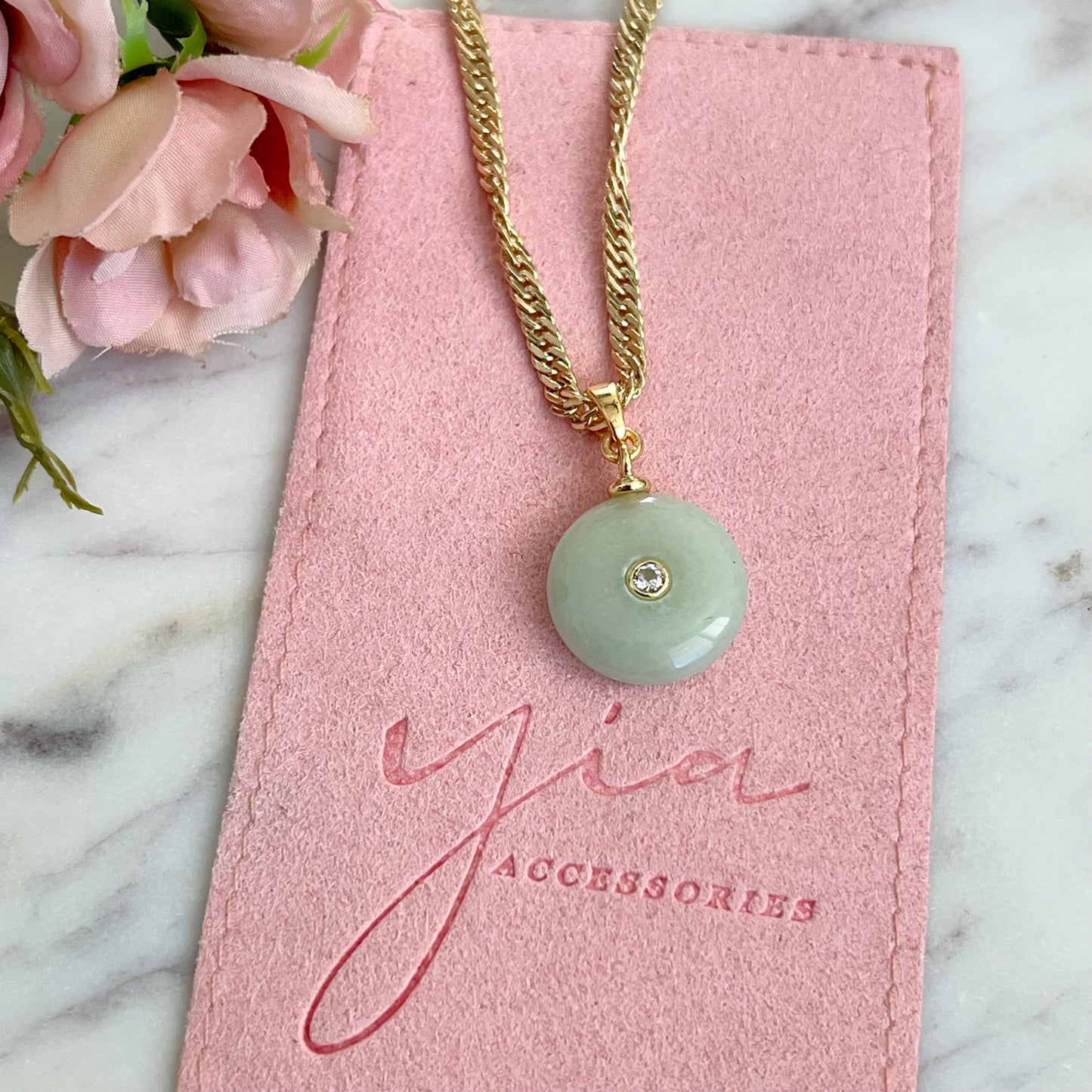 Alma en Equilibrio - Jade Necklace