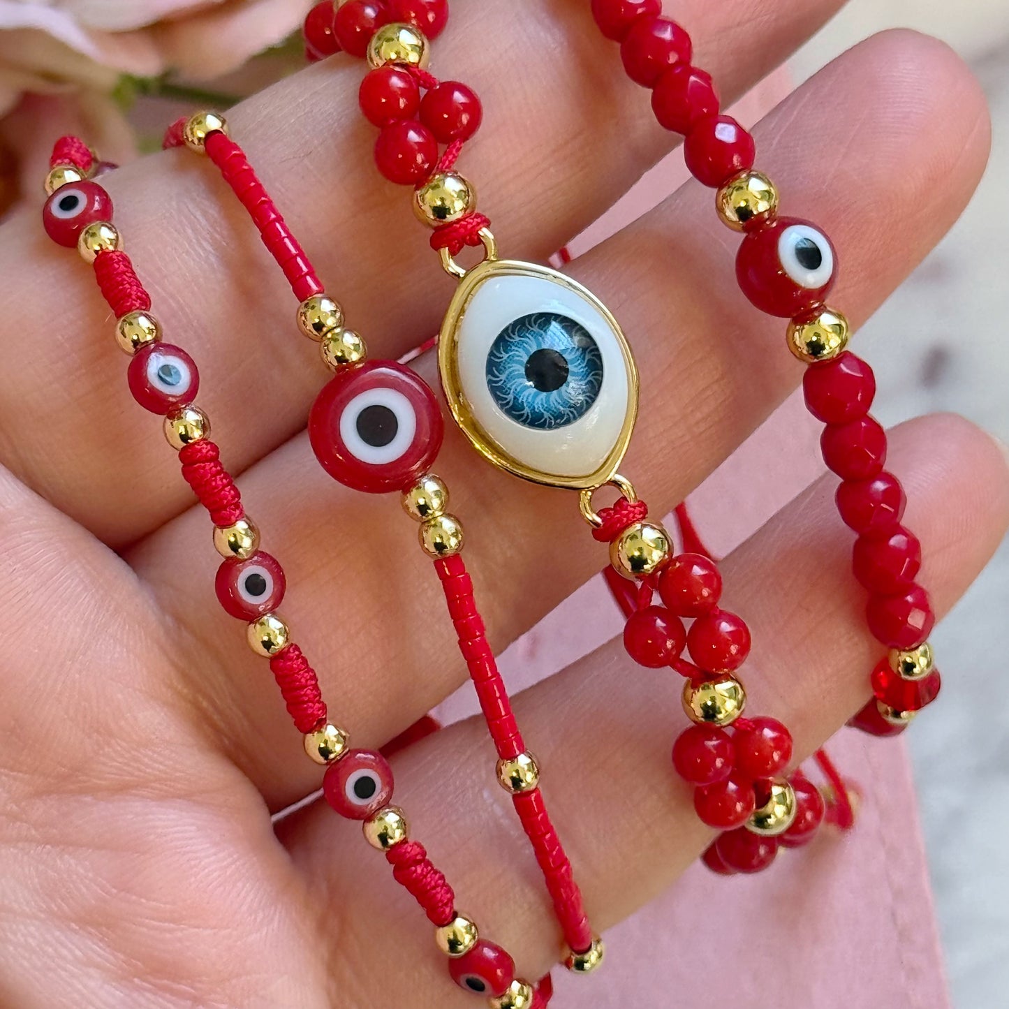 Evil Eye Protection bracelet set