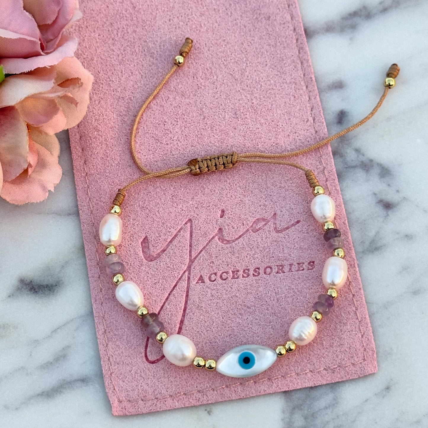 Guarded Grace- Evil Eye bracelet