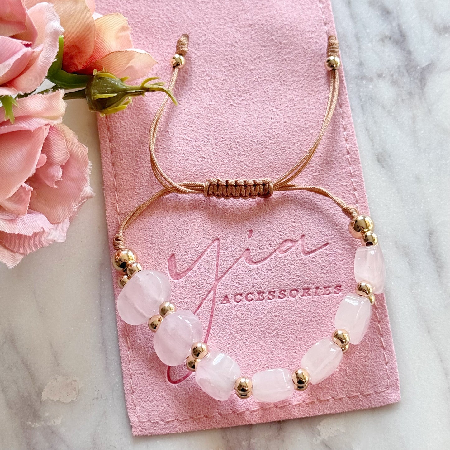 Natural Stone Bracelet (CLICK FOR MORE STONE COLORS)