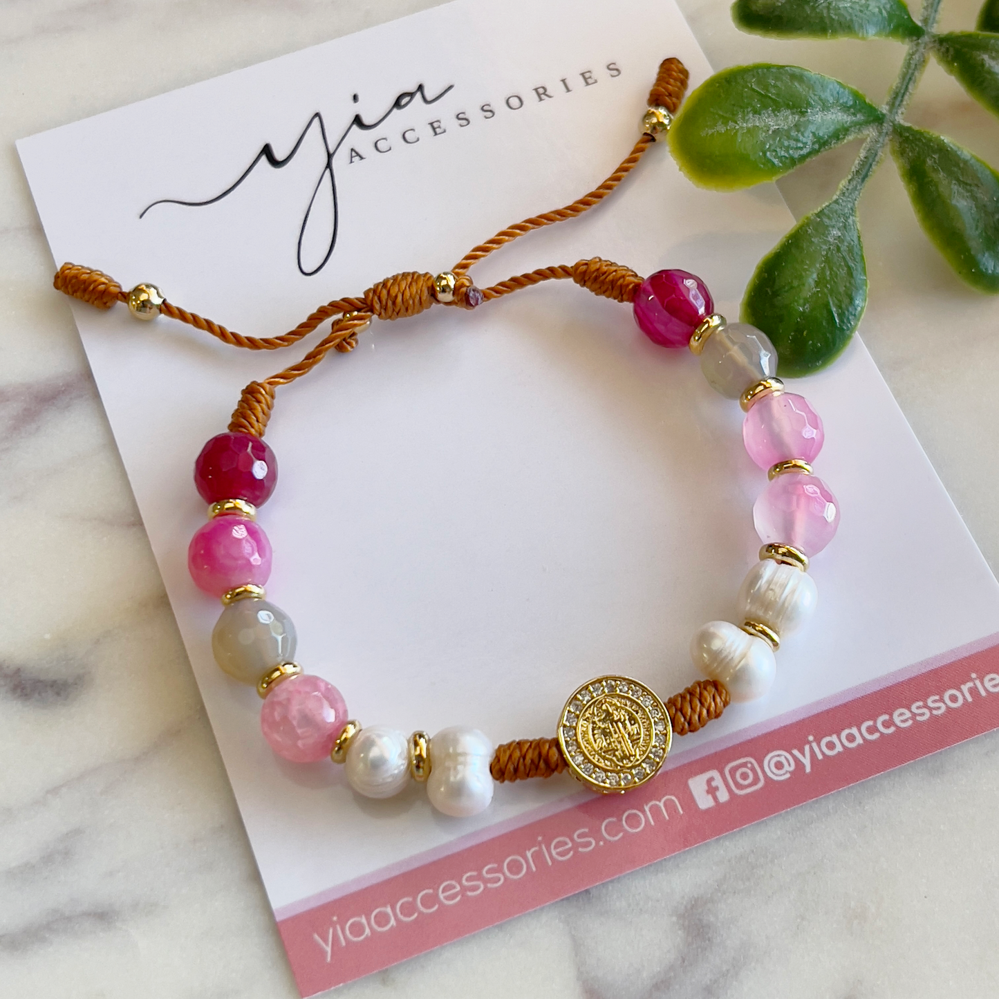 Agate San Benito Pearl Bracelet (+)