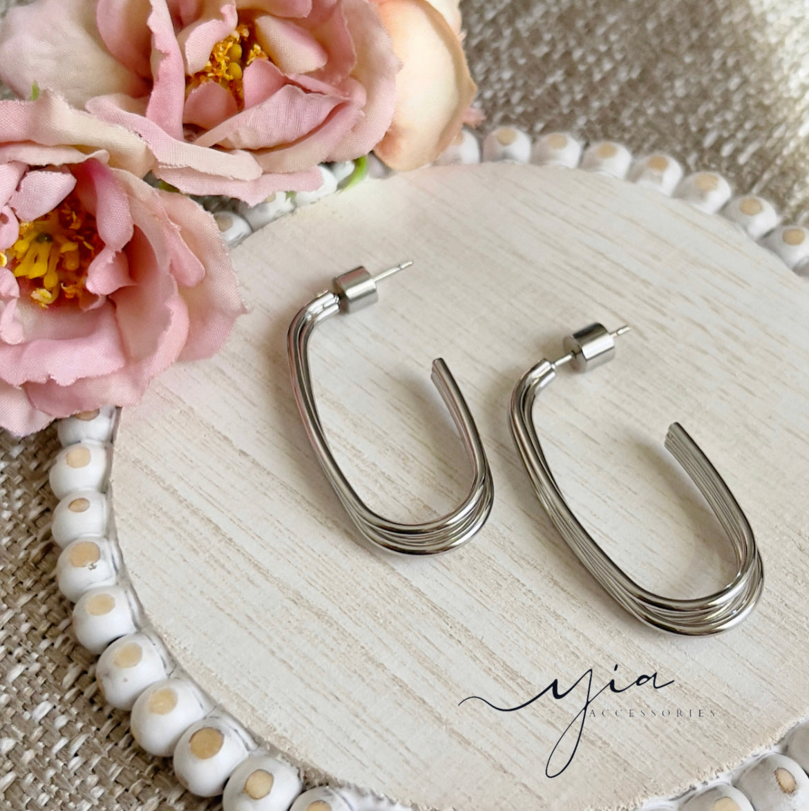 Triple Band Hoops earrings