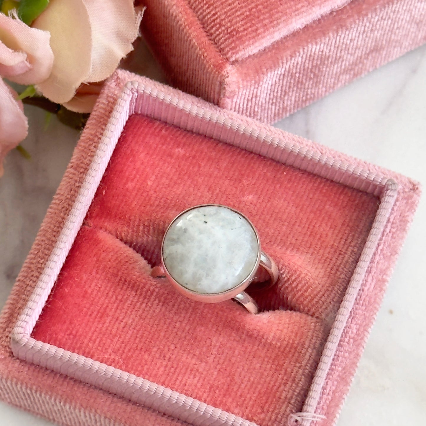 925 Silver Ring- Moonstone