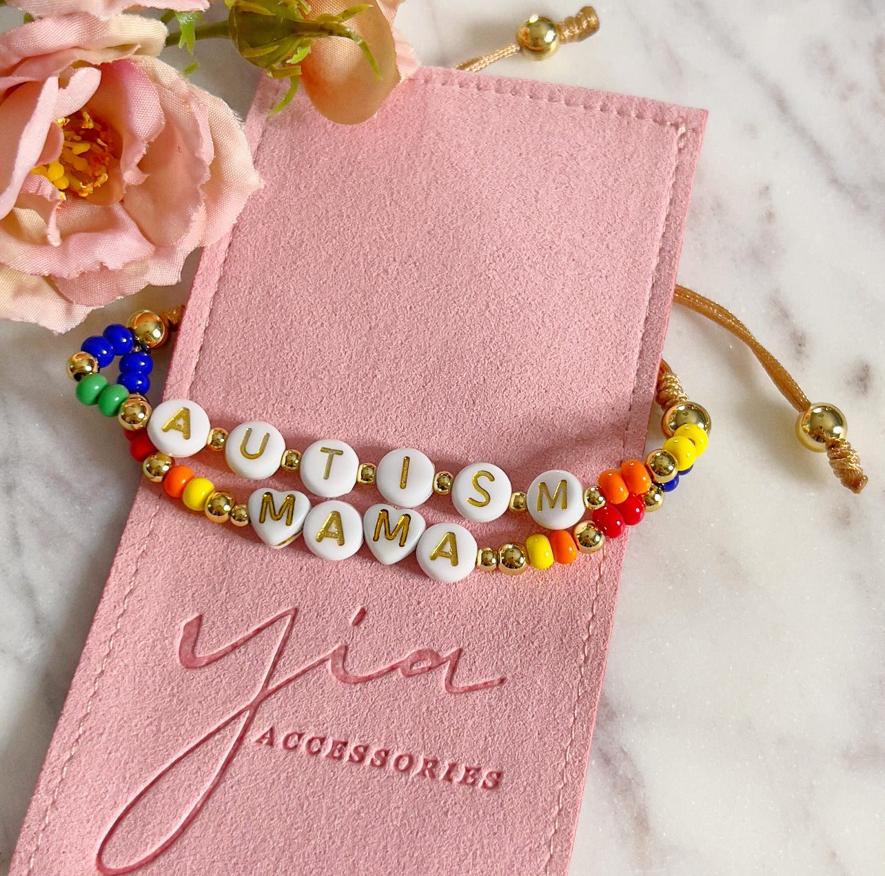 Autism Mama double bracelet