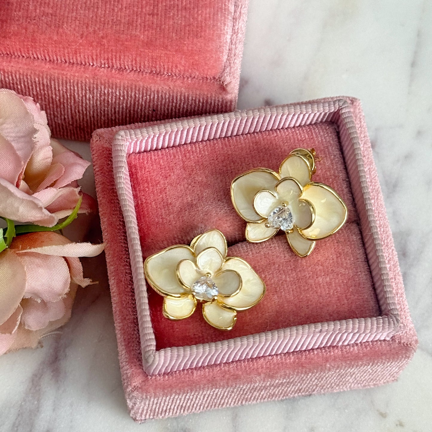 Lolita Flower Stud Earrings