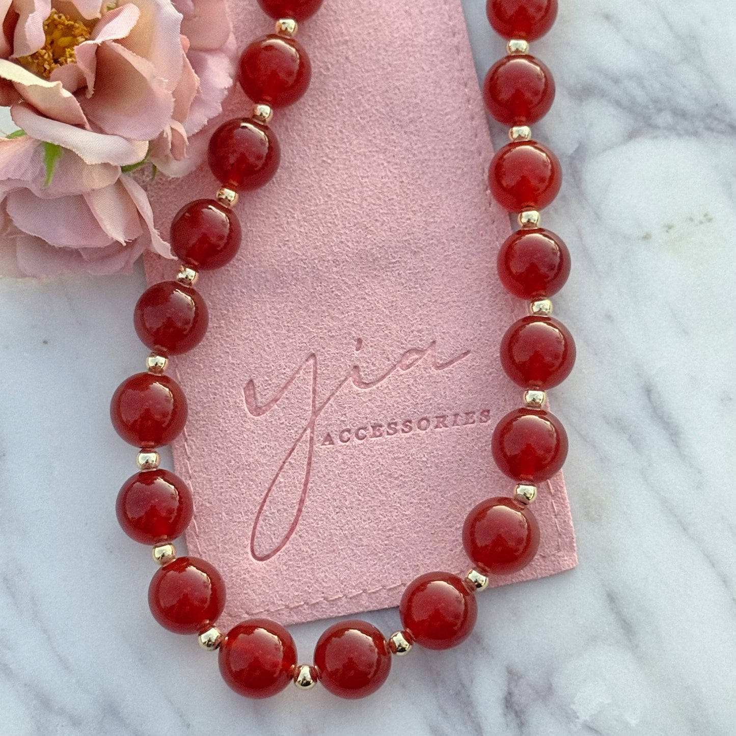 Cornalina Chunky Necklace