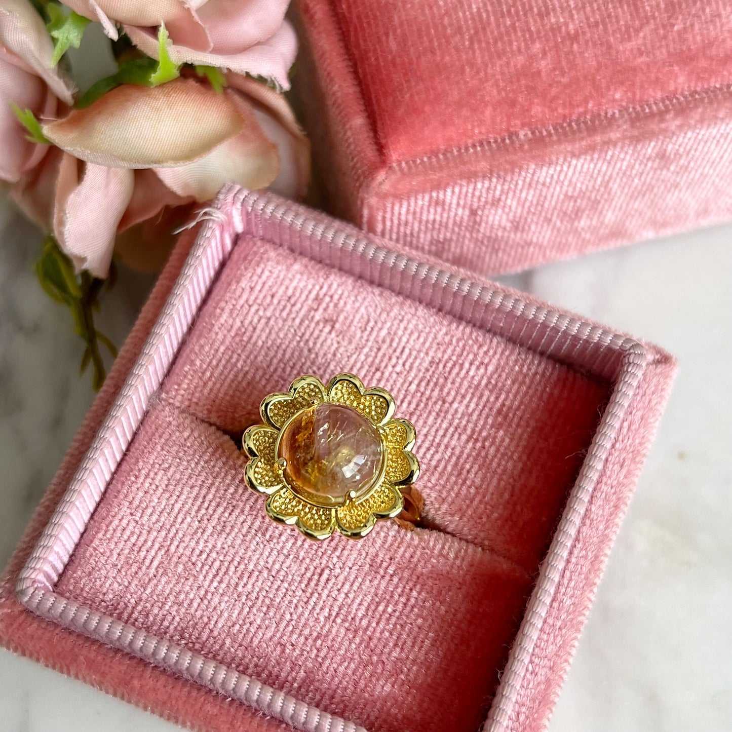 Energia Abundante - Citrine Ring