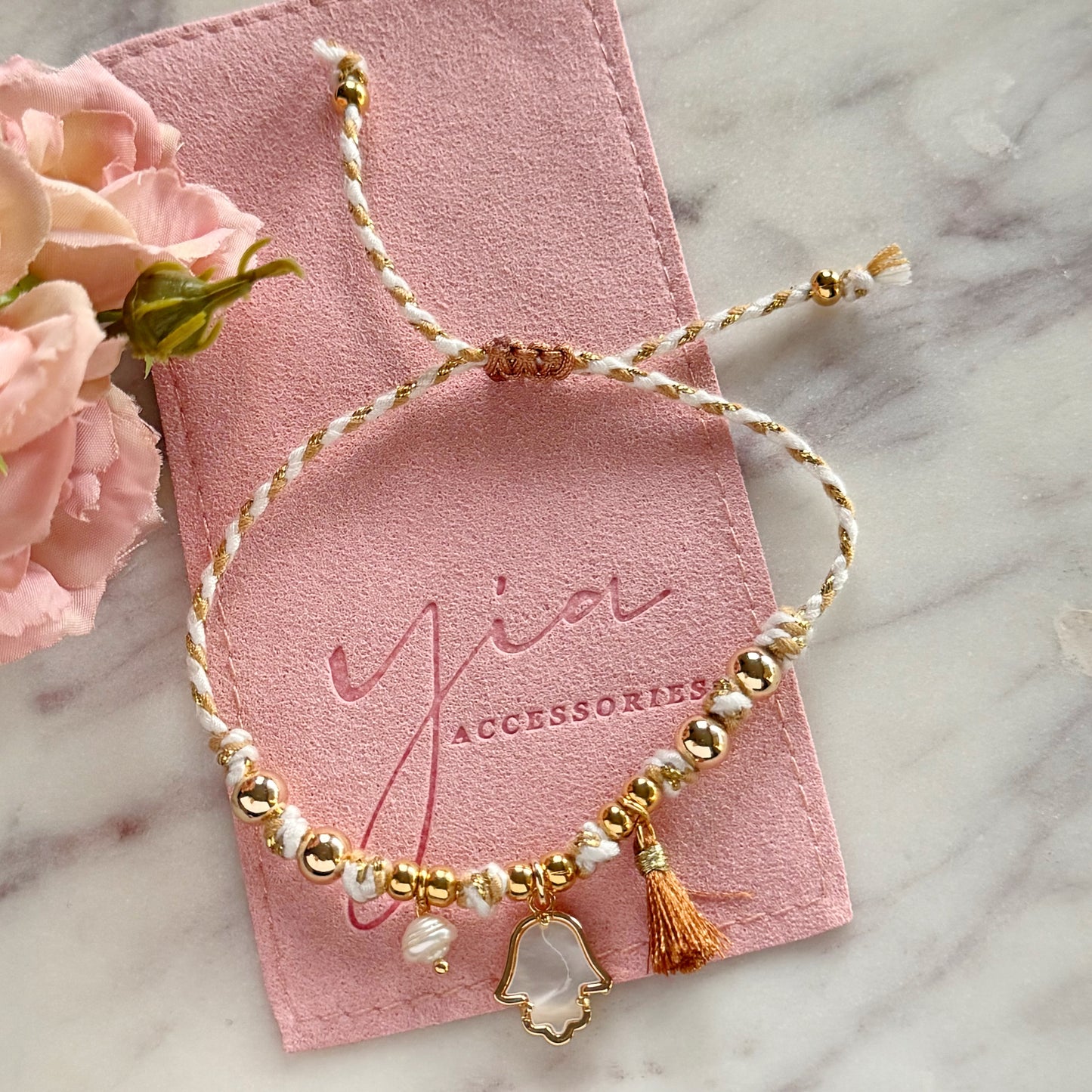Hamsa Perlita Bracelet