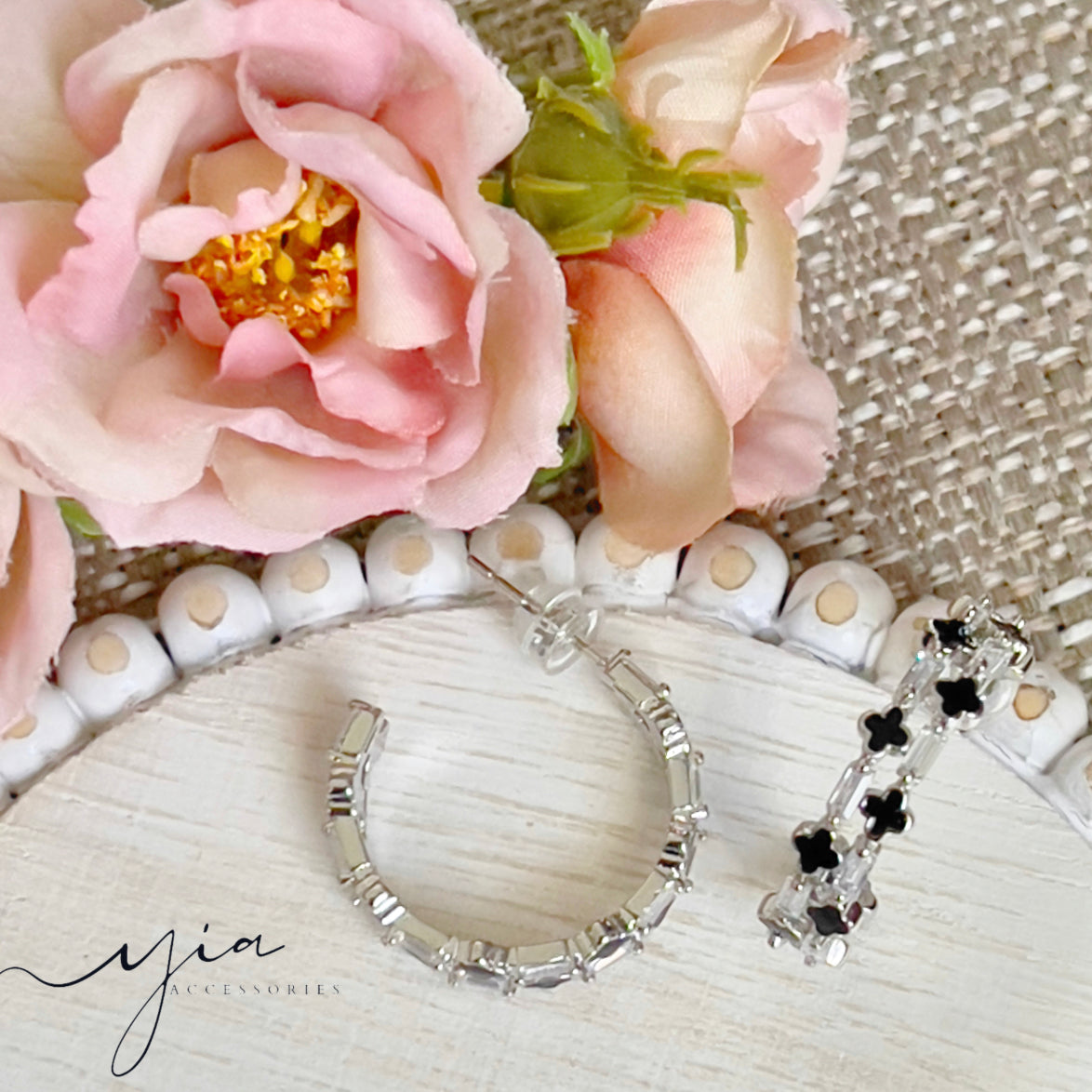 Clover C Shaped Hoops
