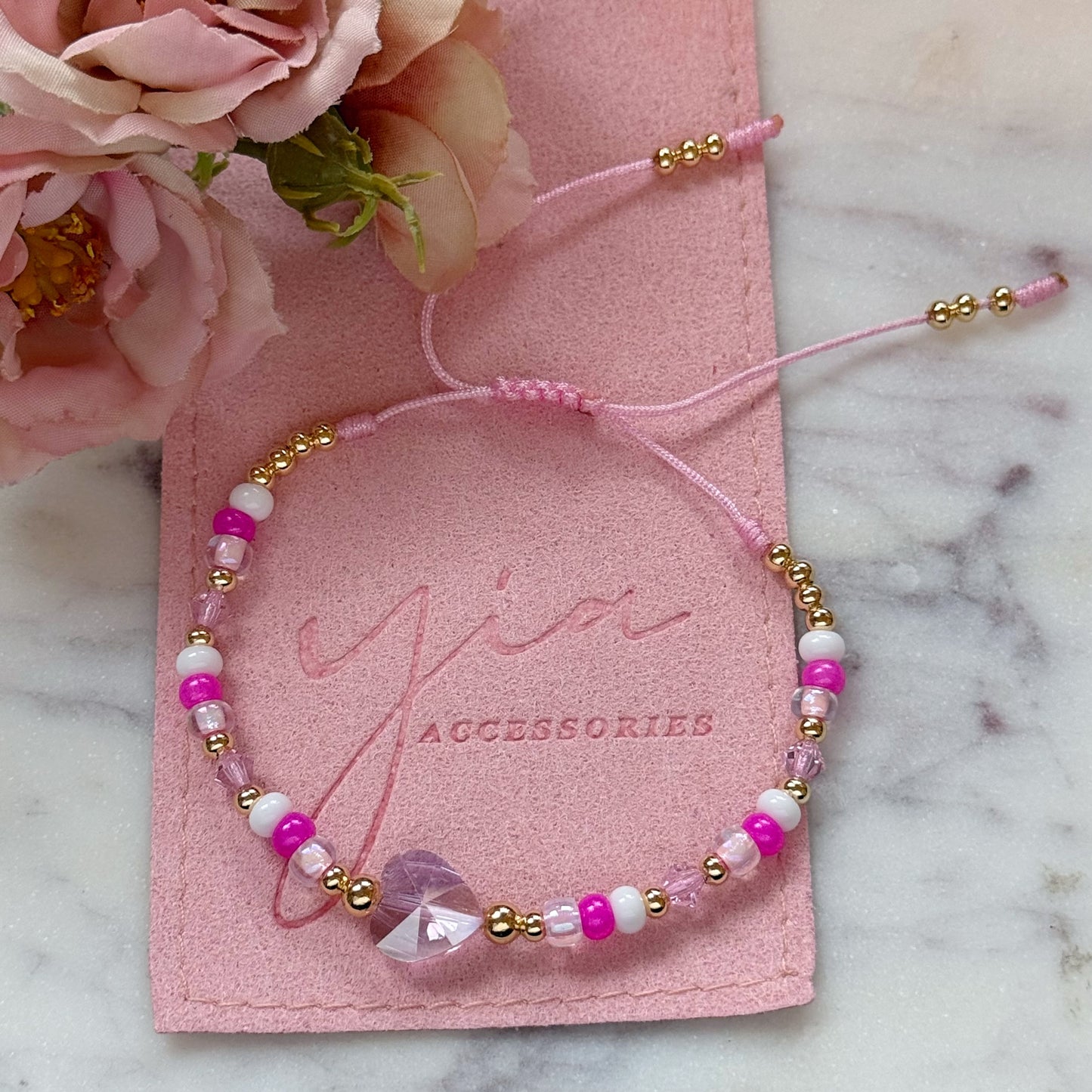 VDAY Friendship Heart bracelet