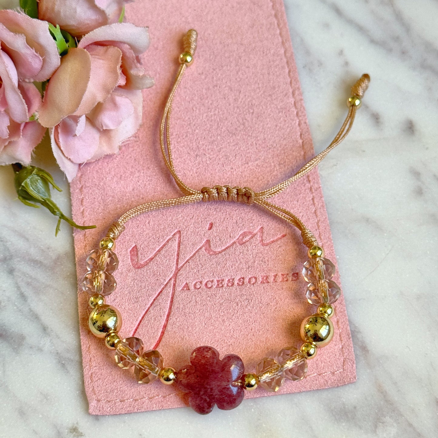 Florecita Natural Stone Bracelet
