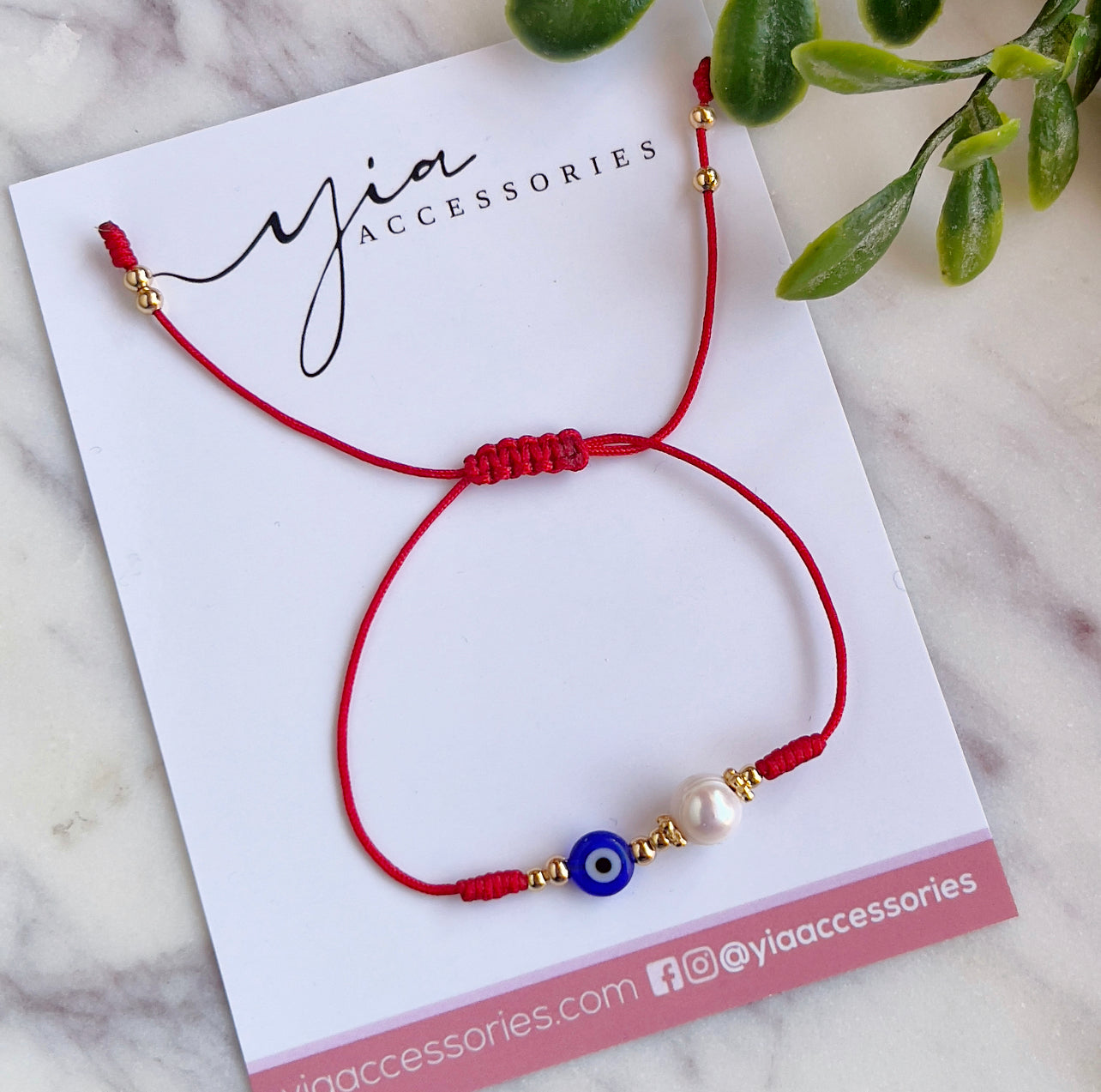 Blue Evil Eye Karma protection bracelet
