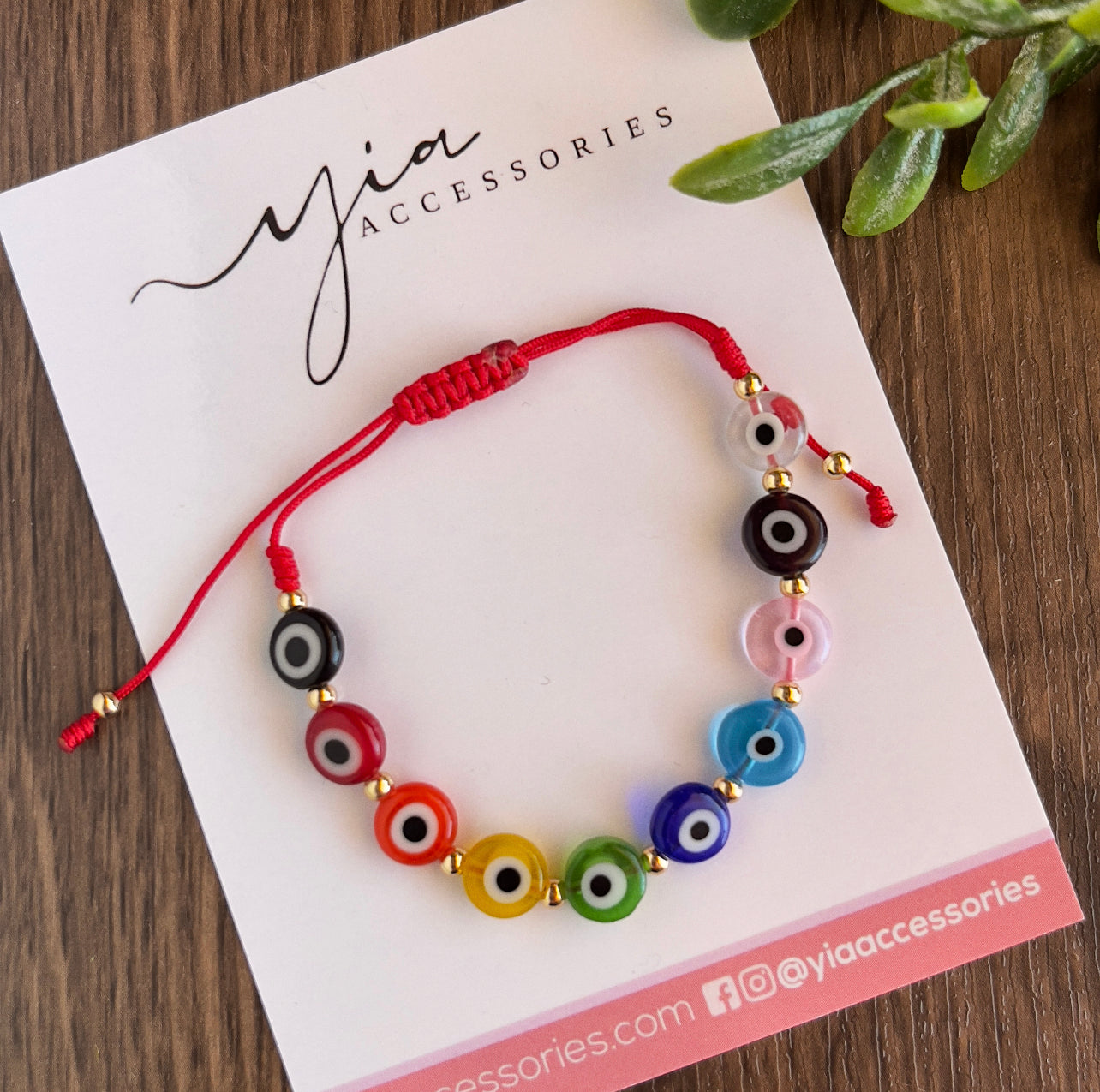Multicolor Evil Eye (choose one evil eye size)