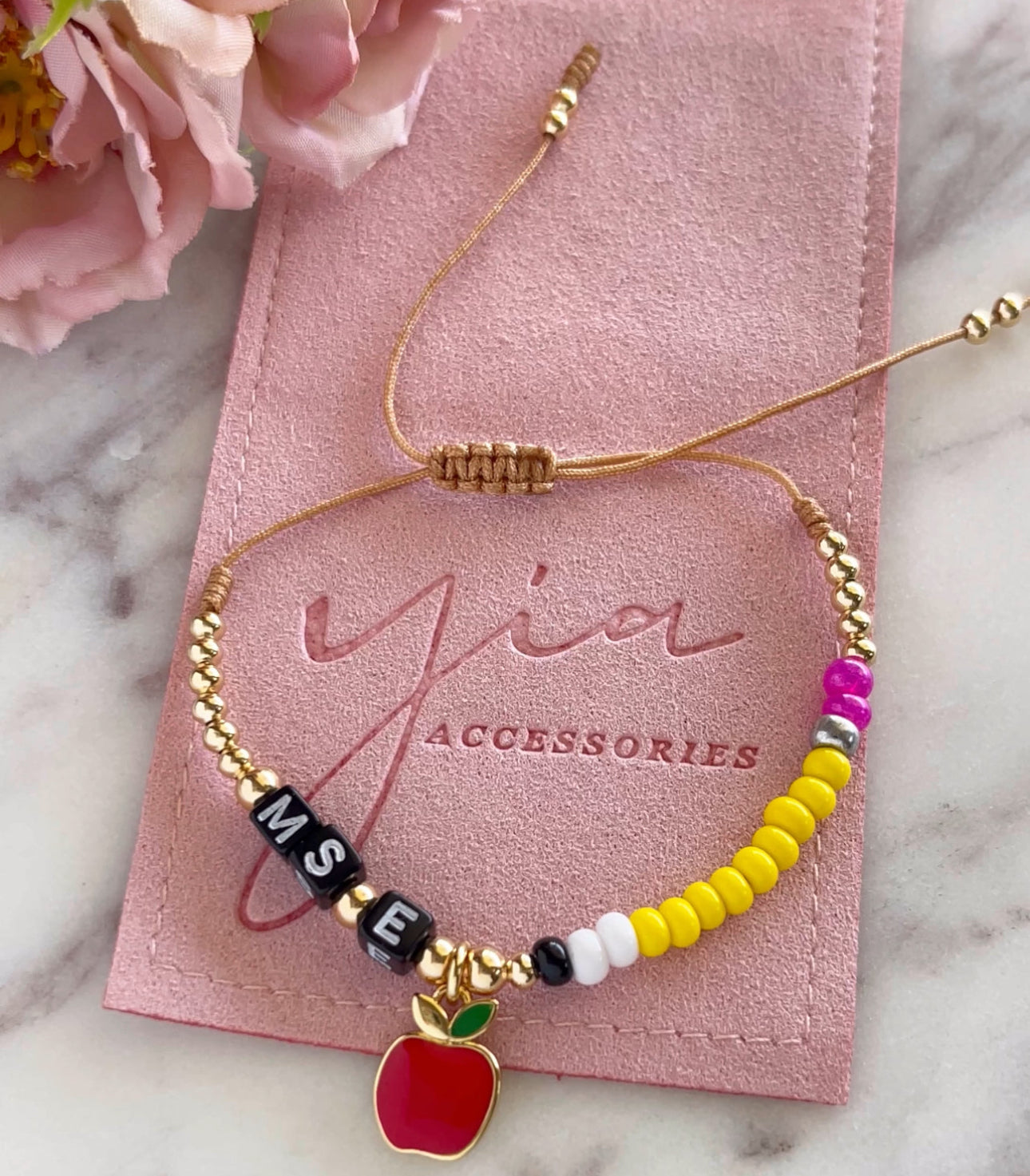 Teacher Appreciation- Apple Bracelet