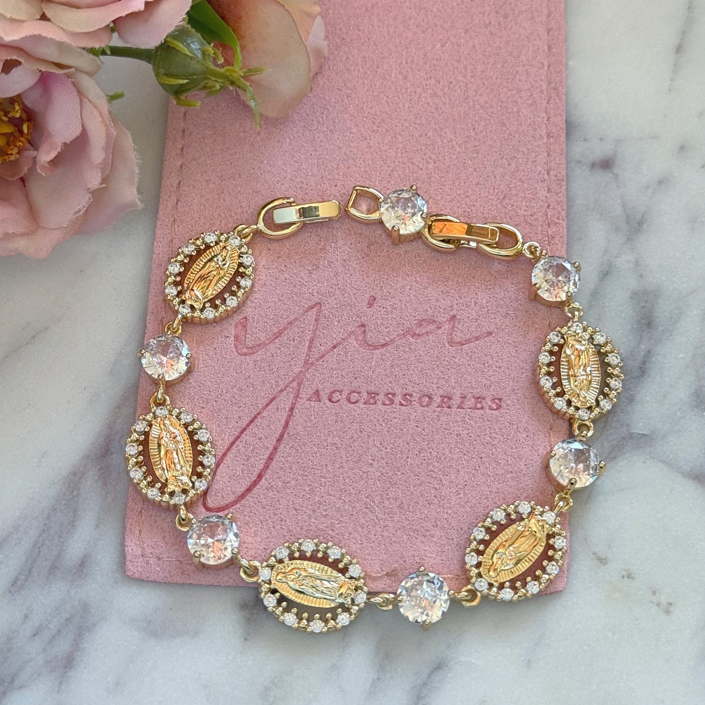 CZ Religiosa Bracelet