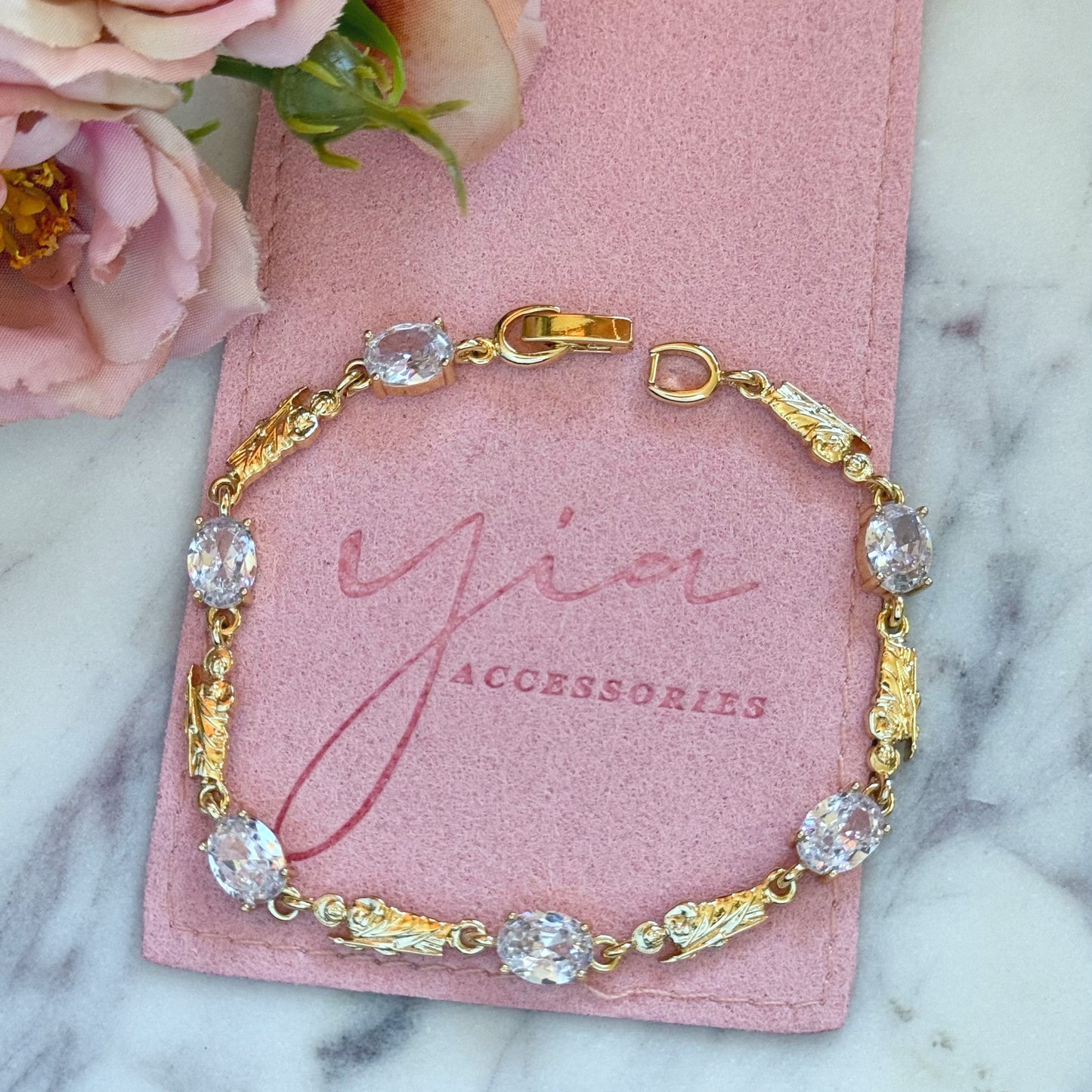 CZ Religiosa Bracelet