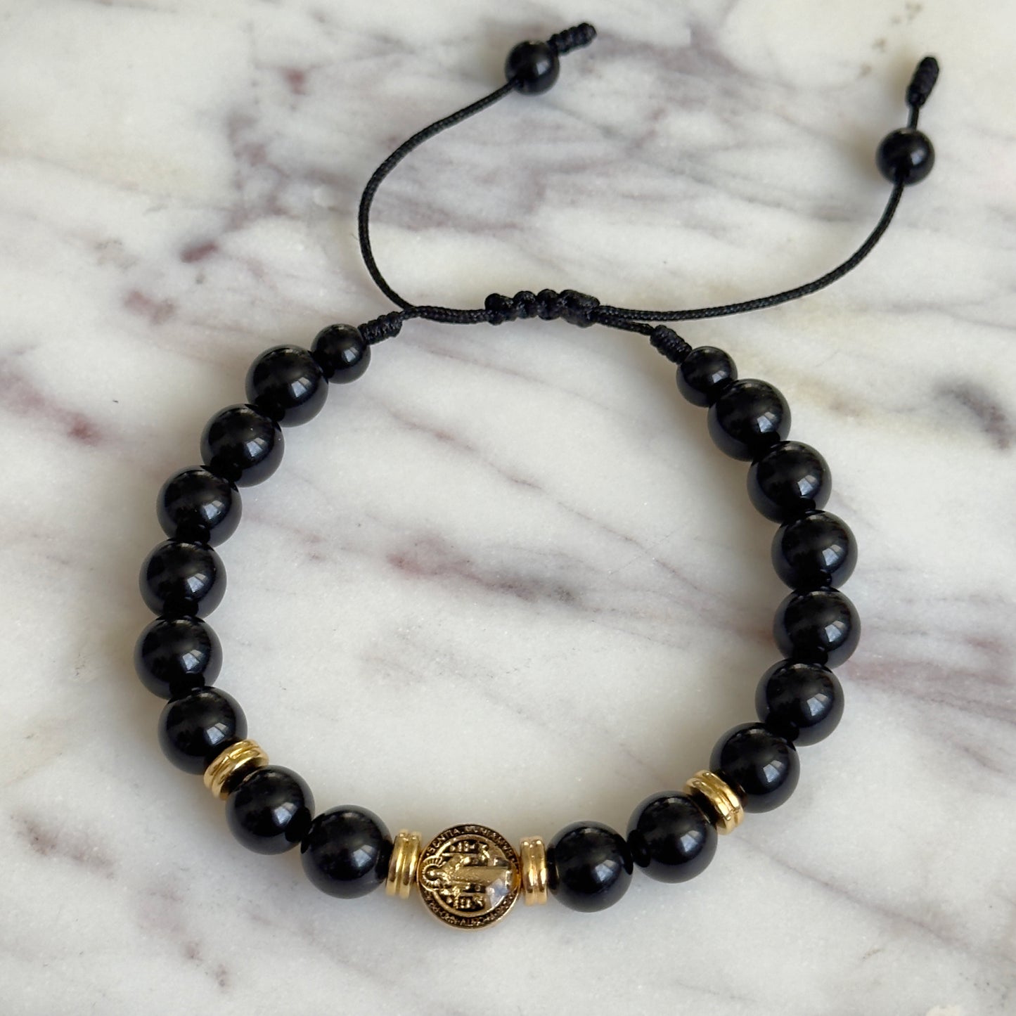 Proteccion Eterna- Mens San Benito Tourmaline Bracelet
