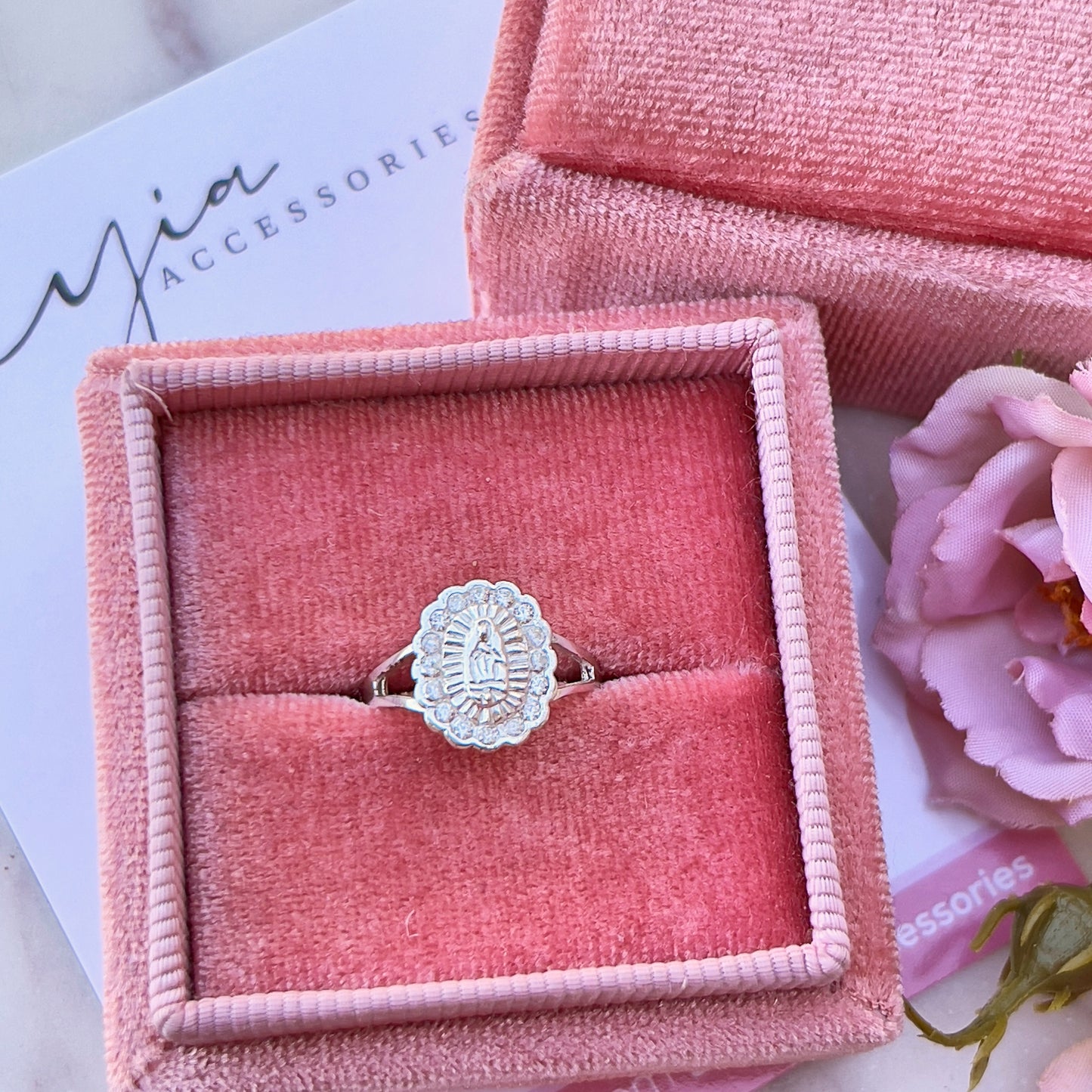 925 Silver Virgencinta Ring