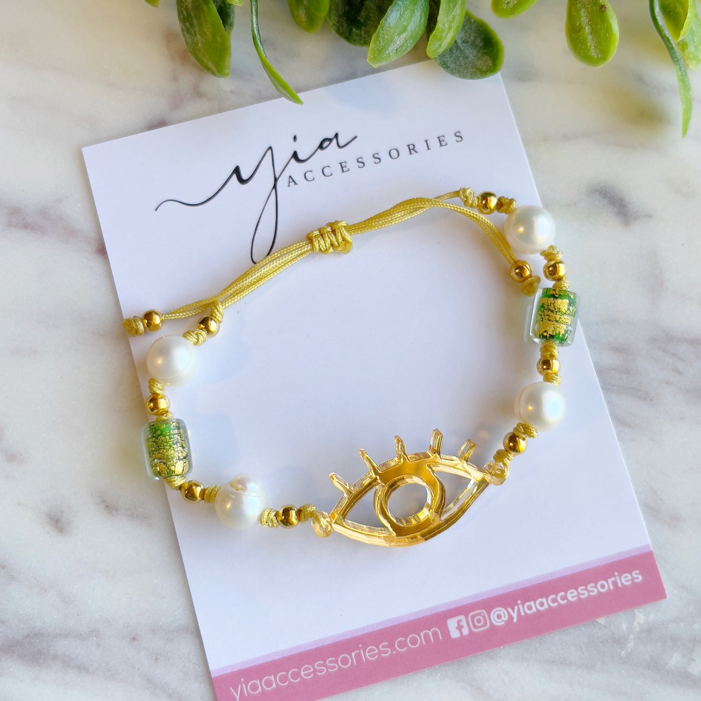 Mirror Evil Eye bracelet