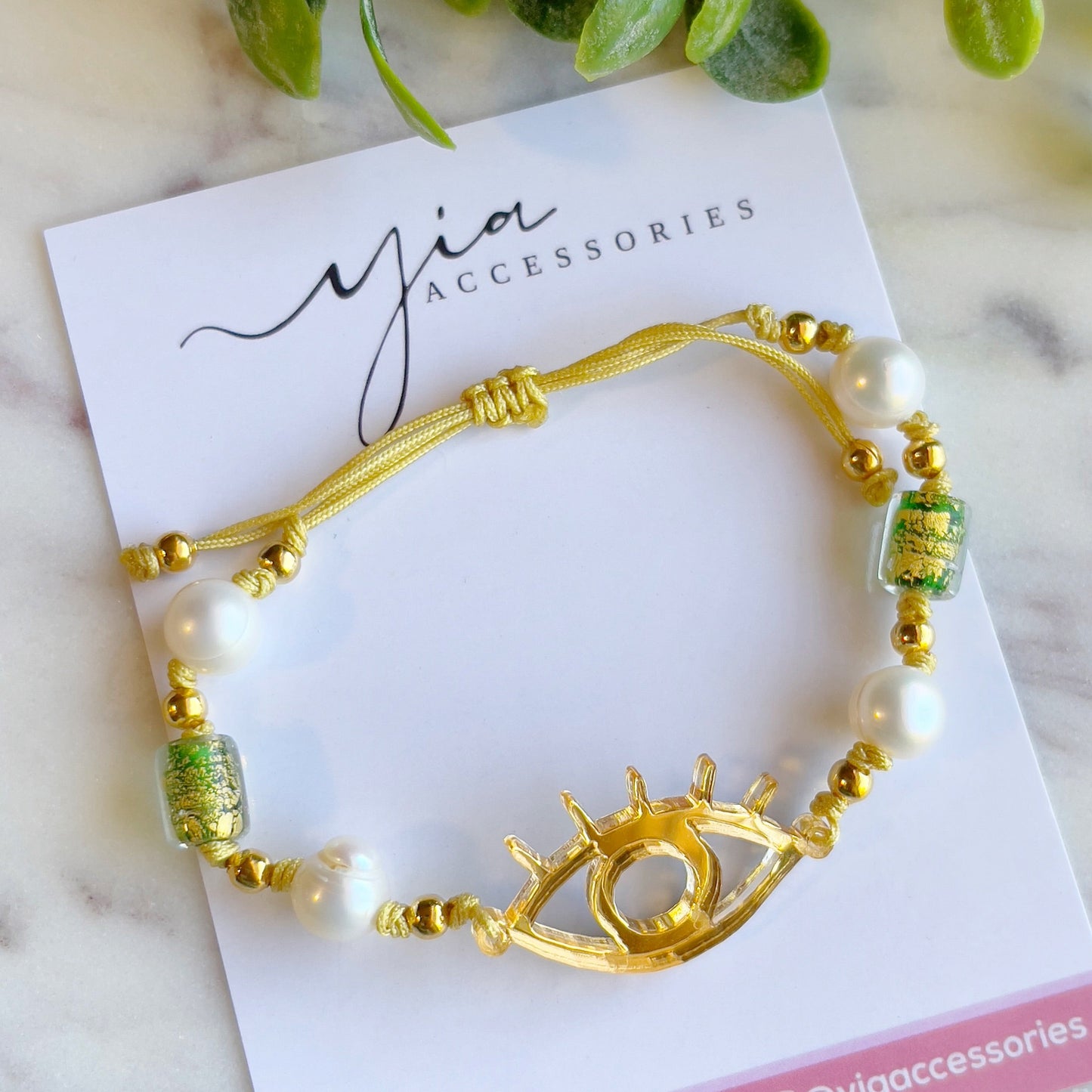 Mirror Evil Eye bracelet