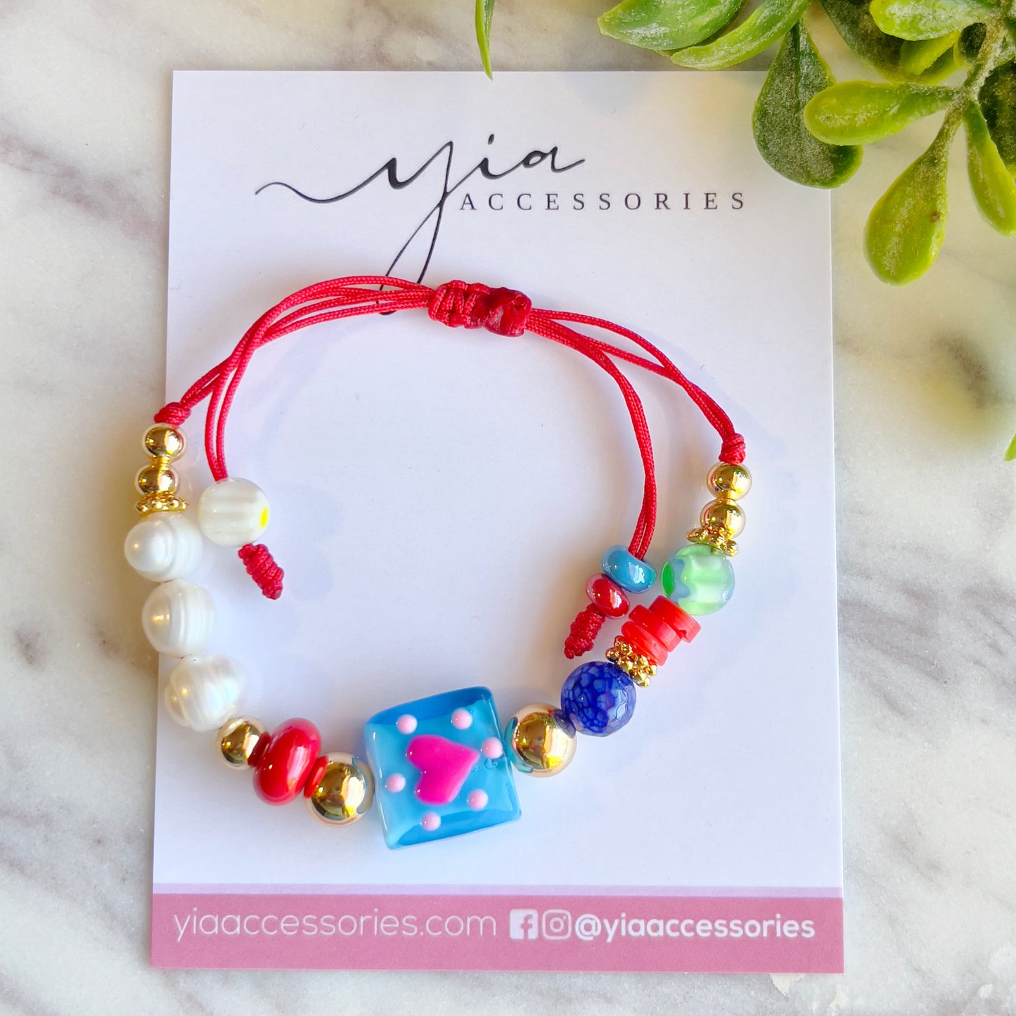 Heart Burst chunky bracelet