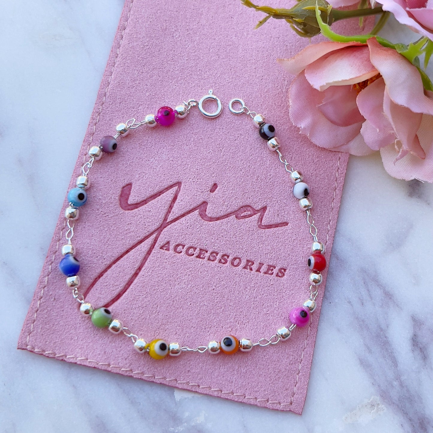 925 Silver Evil Eye bracelet