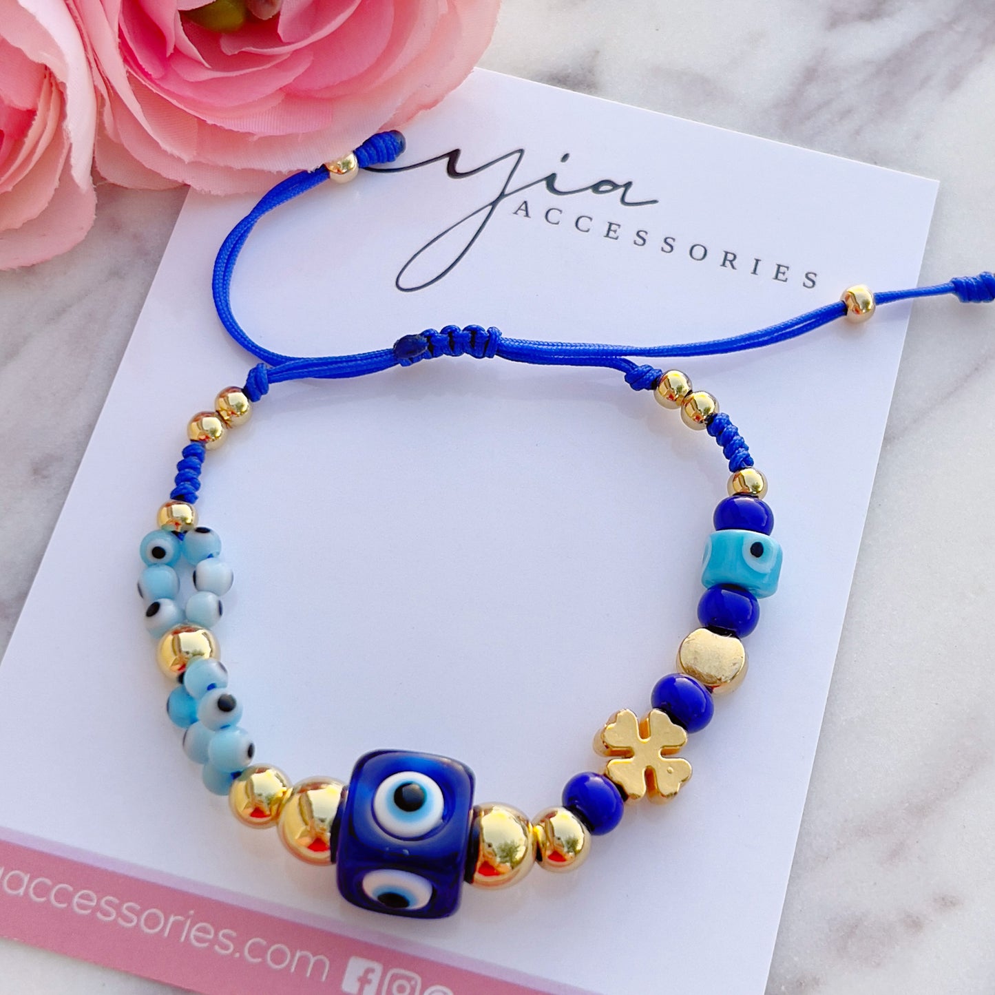 Evil Eye Cube bracelet