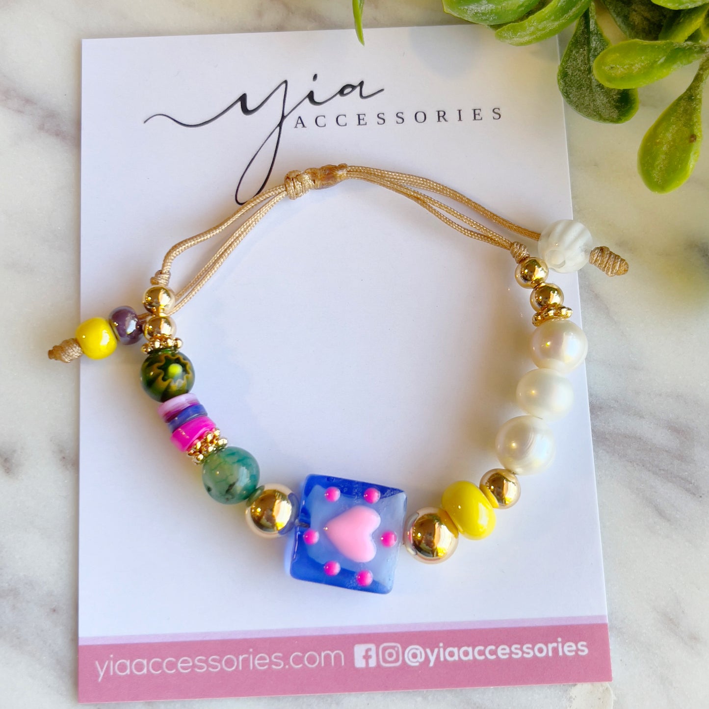 Heart Burst chunky bracelet