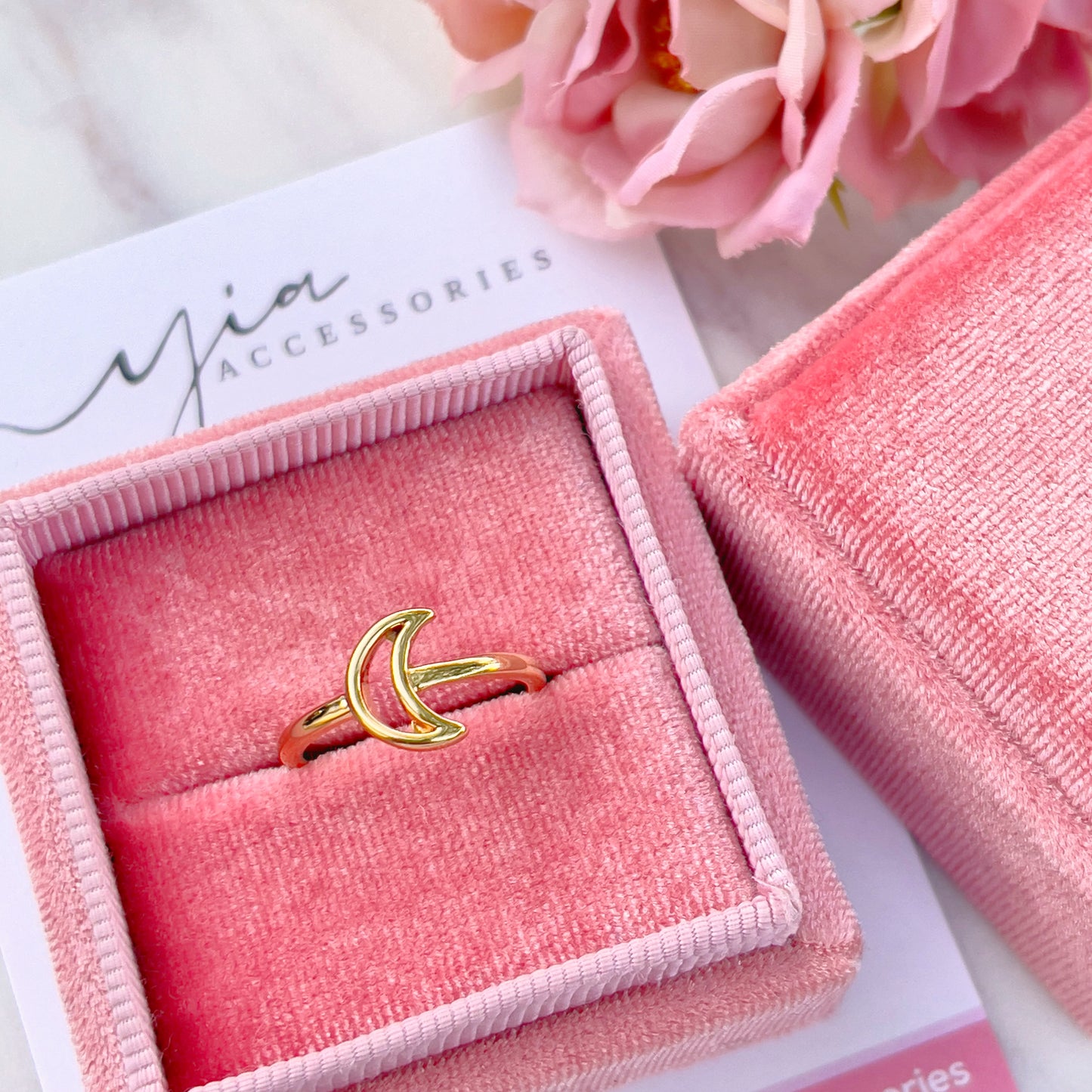 Media Luna ring