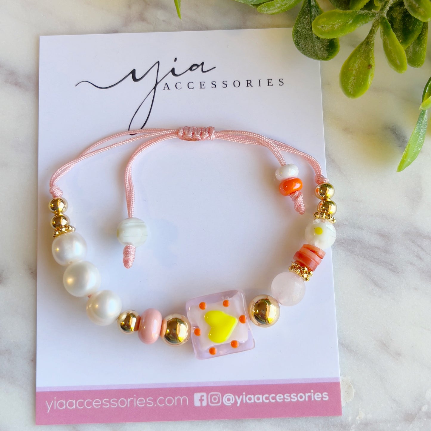Heart Burst chunky bracelet