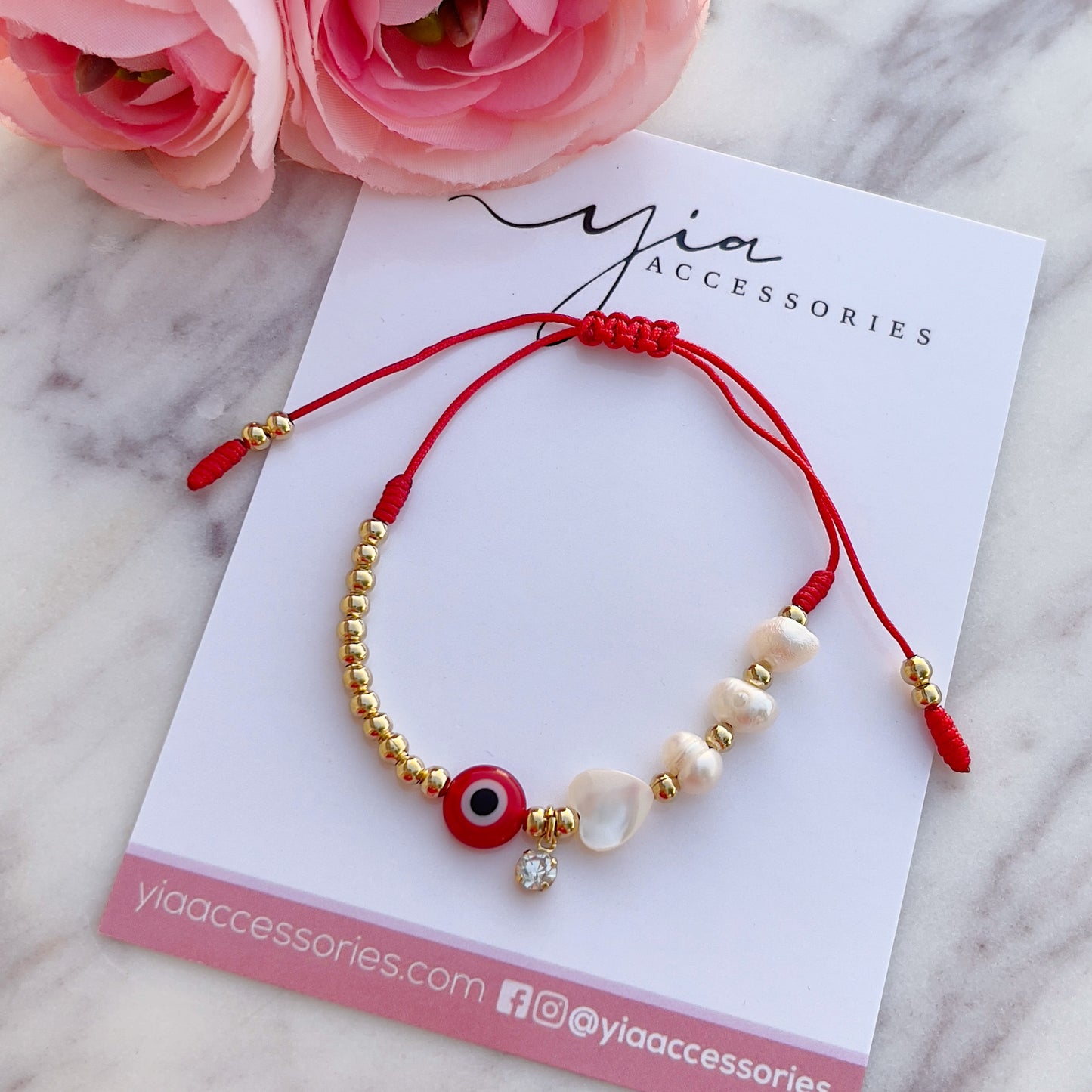 Red Evil Eye Virgencita Set