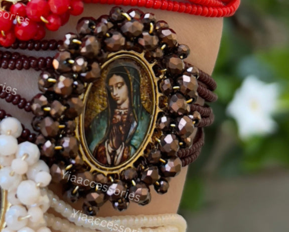 Made in Mexico Virgencita Escapulario