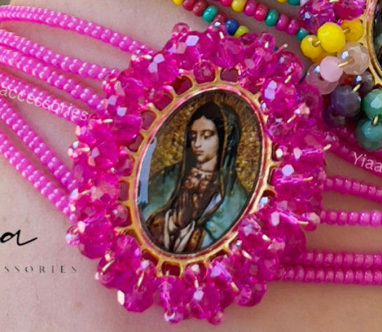 Made in Mexico Virgencita Escapulario