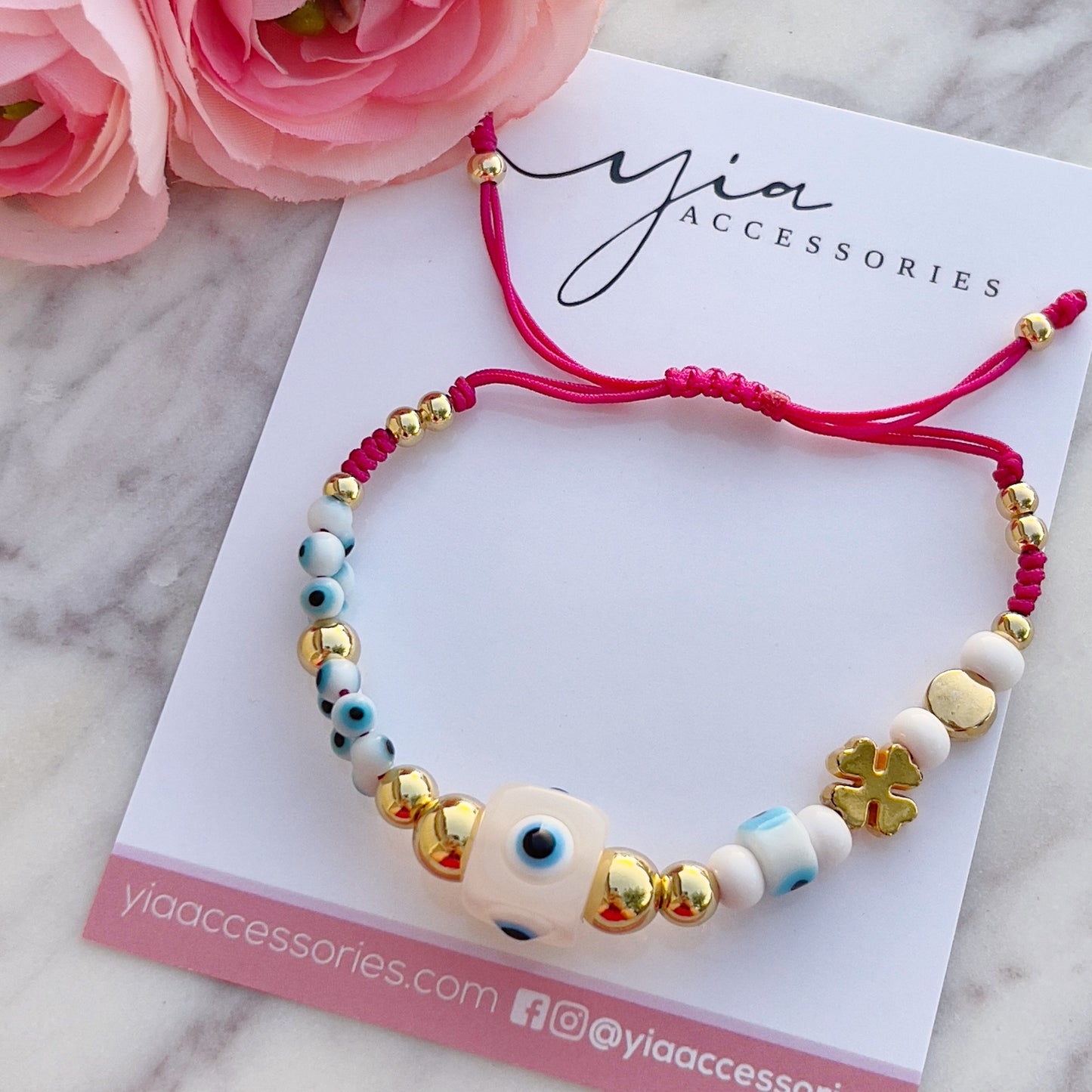 Evil Eye Cube bracelet