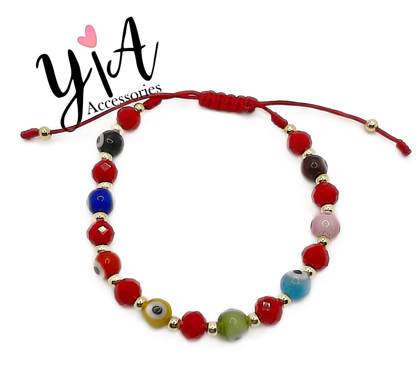 Mal de ojo pulseras Multicolor
